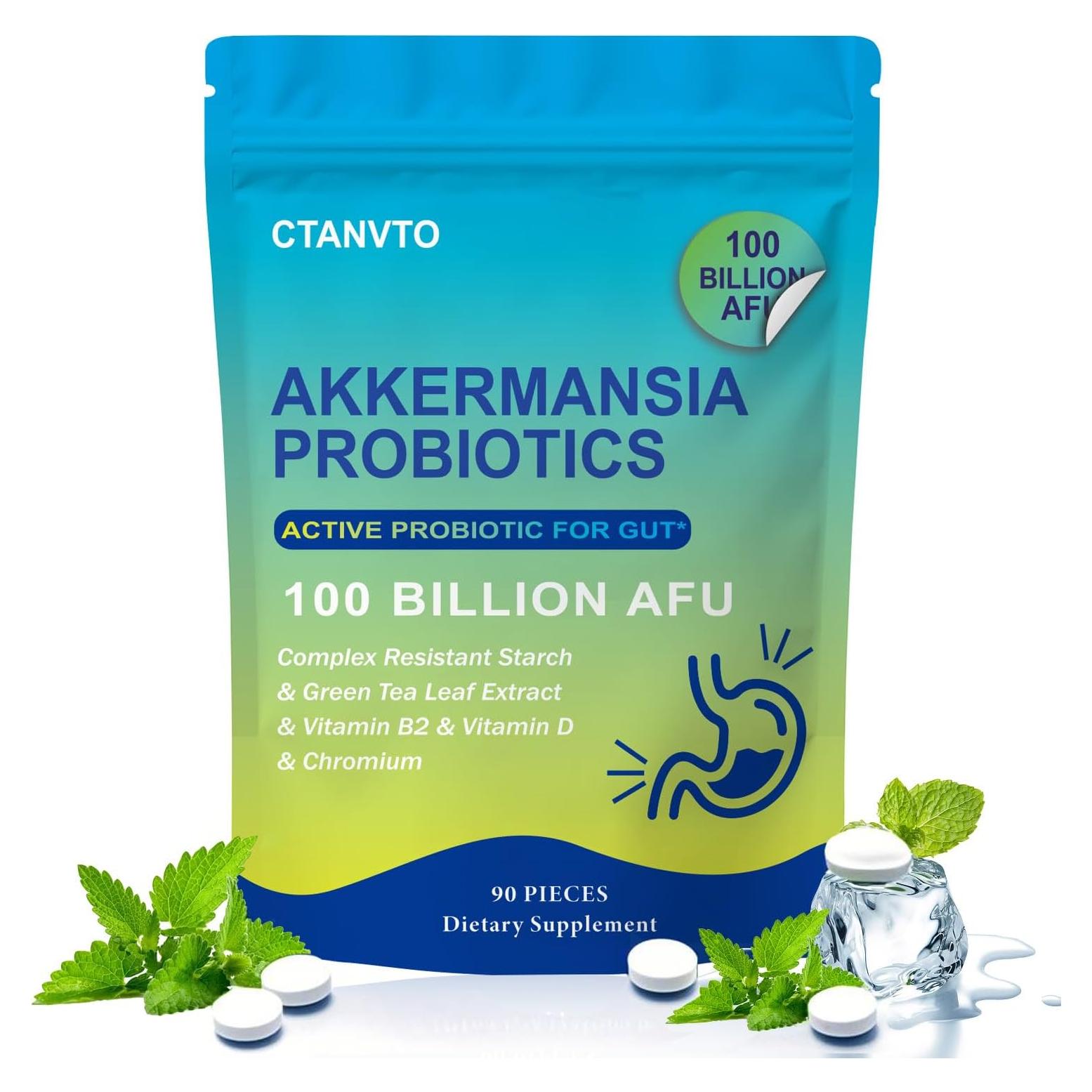 Probiotico Akkermansia 100 Mil Millones 90 Cápsulas Salud Intestinal