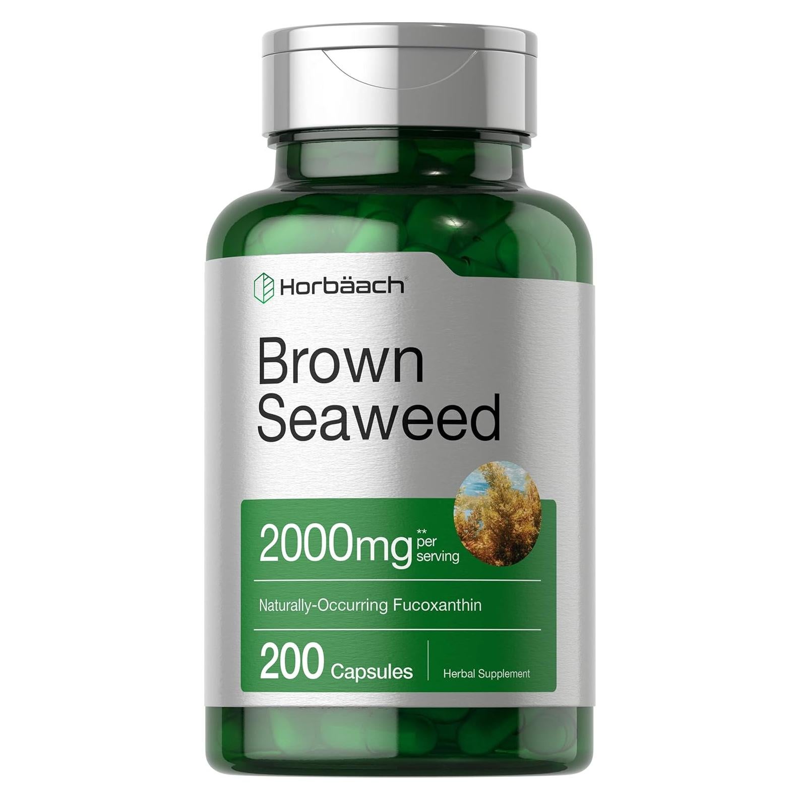 Cápsulas de Algas Marrones Horbaach 2000mg - 200 Píldoras
