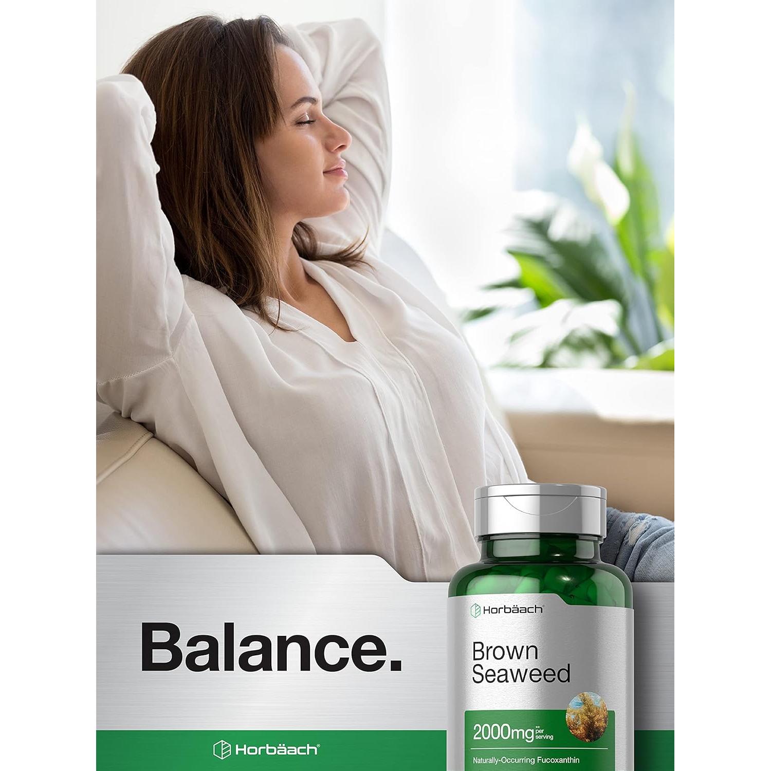 Cápsulas de Algas Marrones Horbaach 2000mg - 200 Píldoras