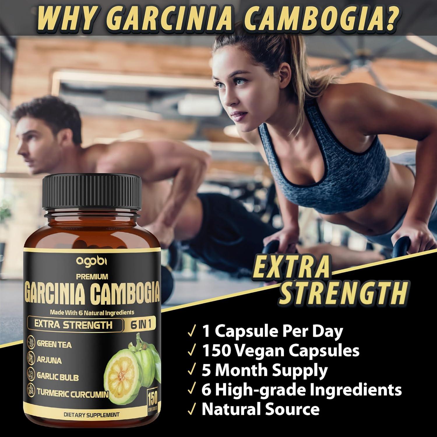 Cápsulas Garcinia Cambogia Agobi 150 Veganas 5 Meses