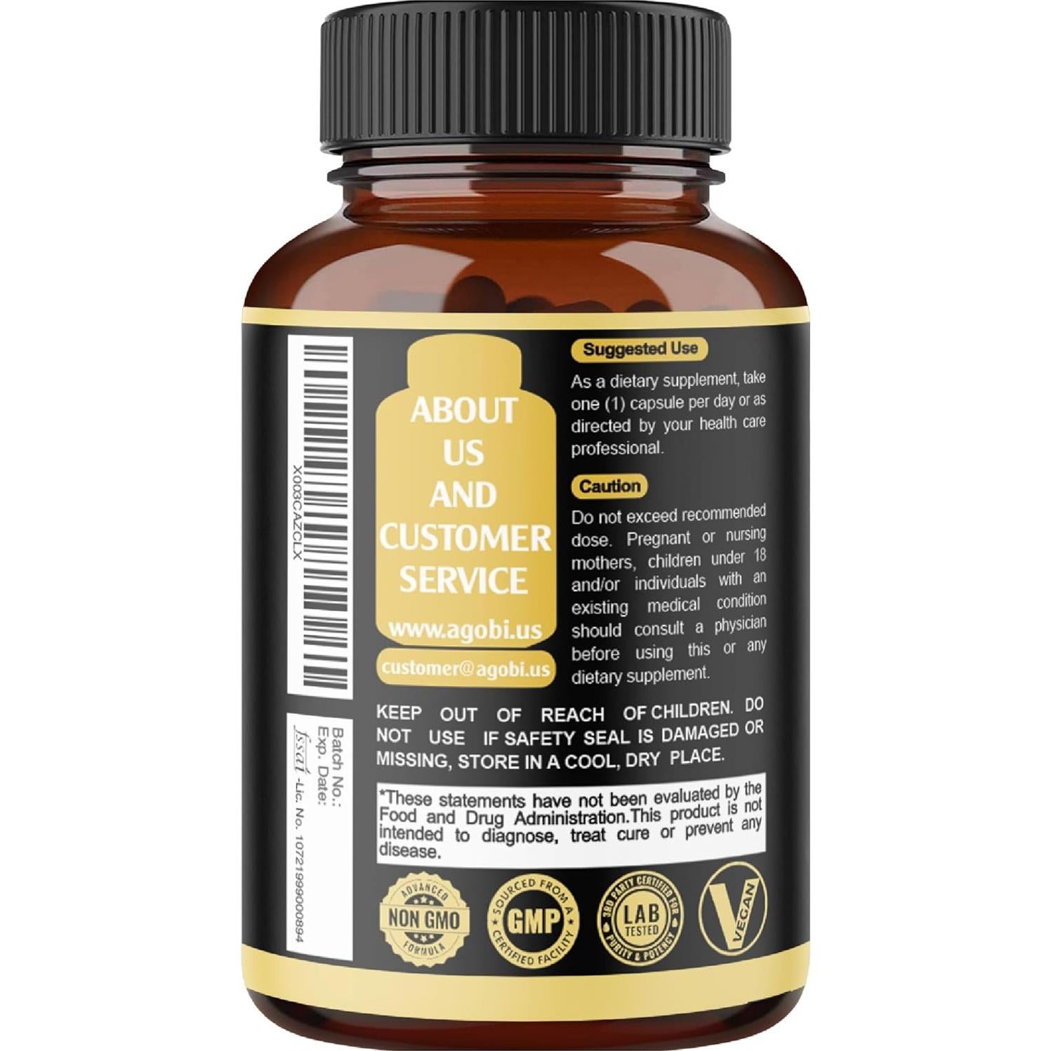 Cápsulas Garcinia Cambogia Agobi 150 Veganas 5 Meses