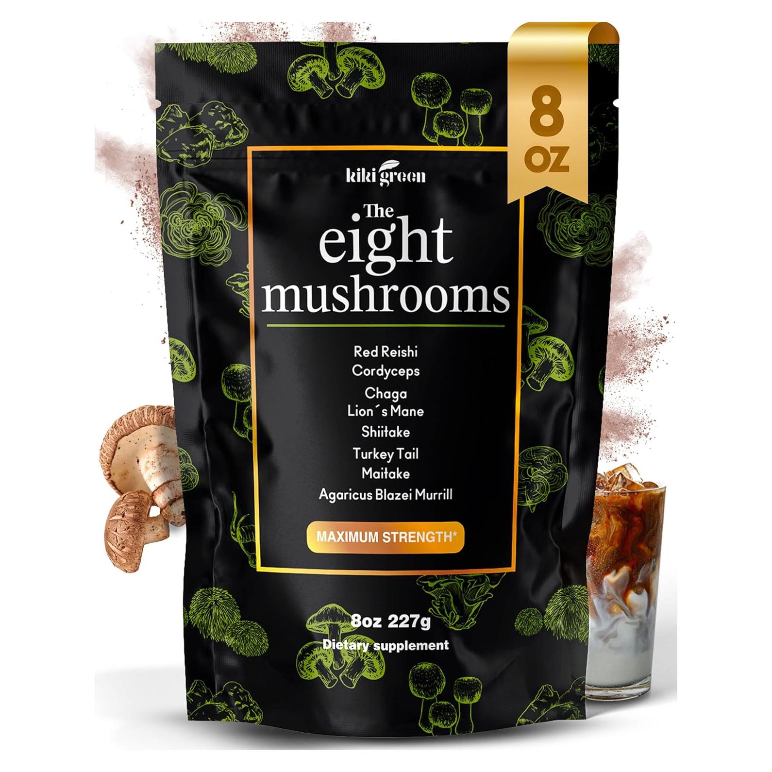 Extracto en Polvo de Hongos KIKI Verde 227g - Energía y Concentración