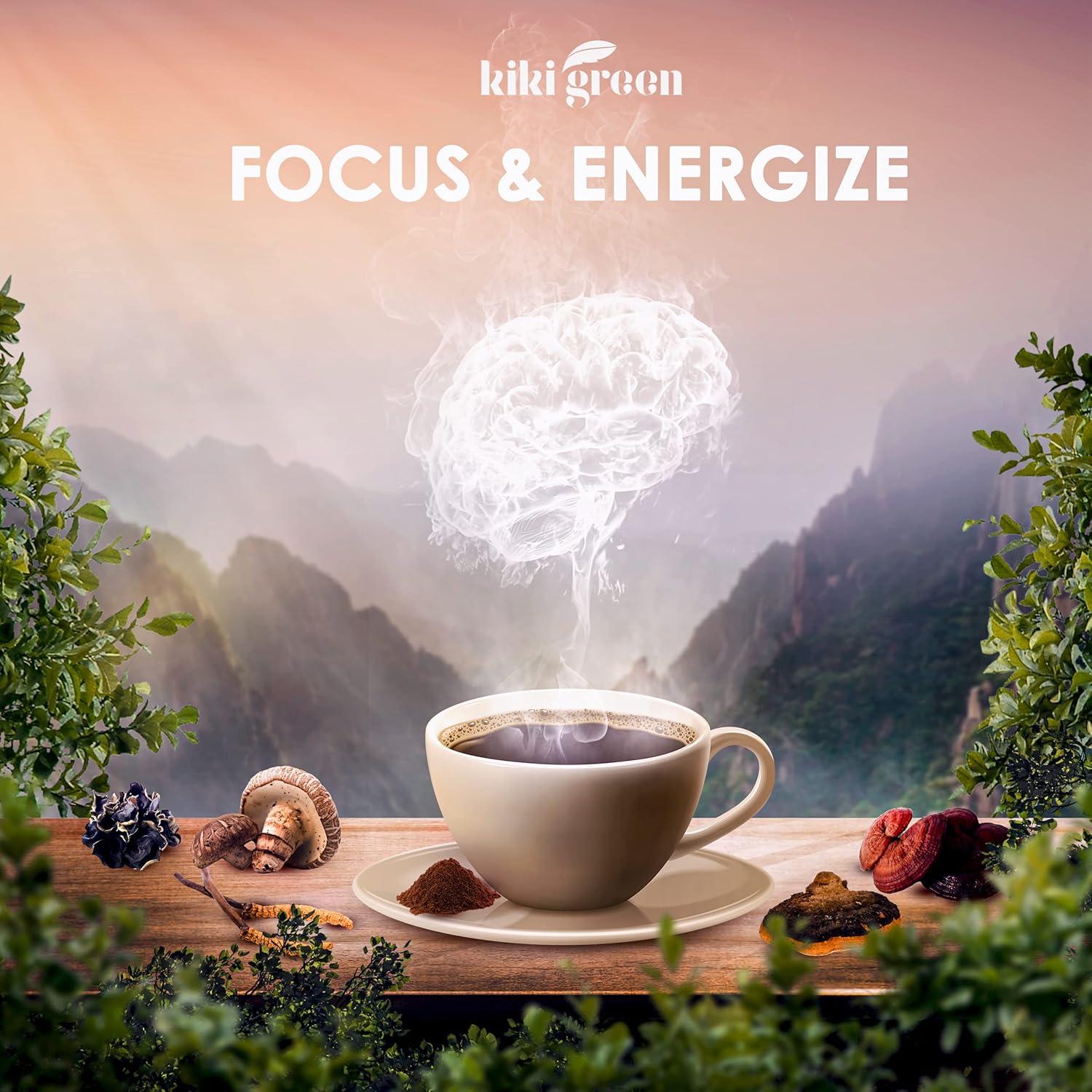 Extracto en Polvo de Hongos KIKI Verde 227g - Energía y Concentración