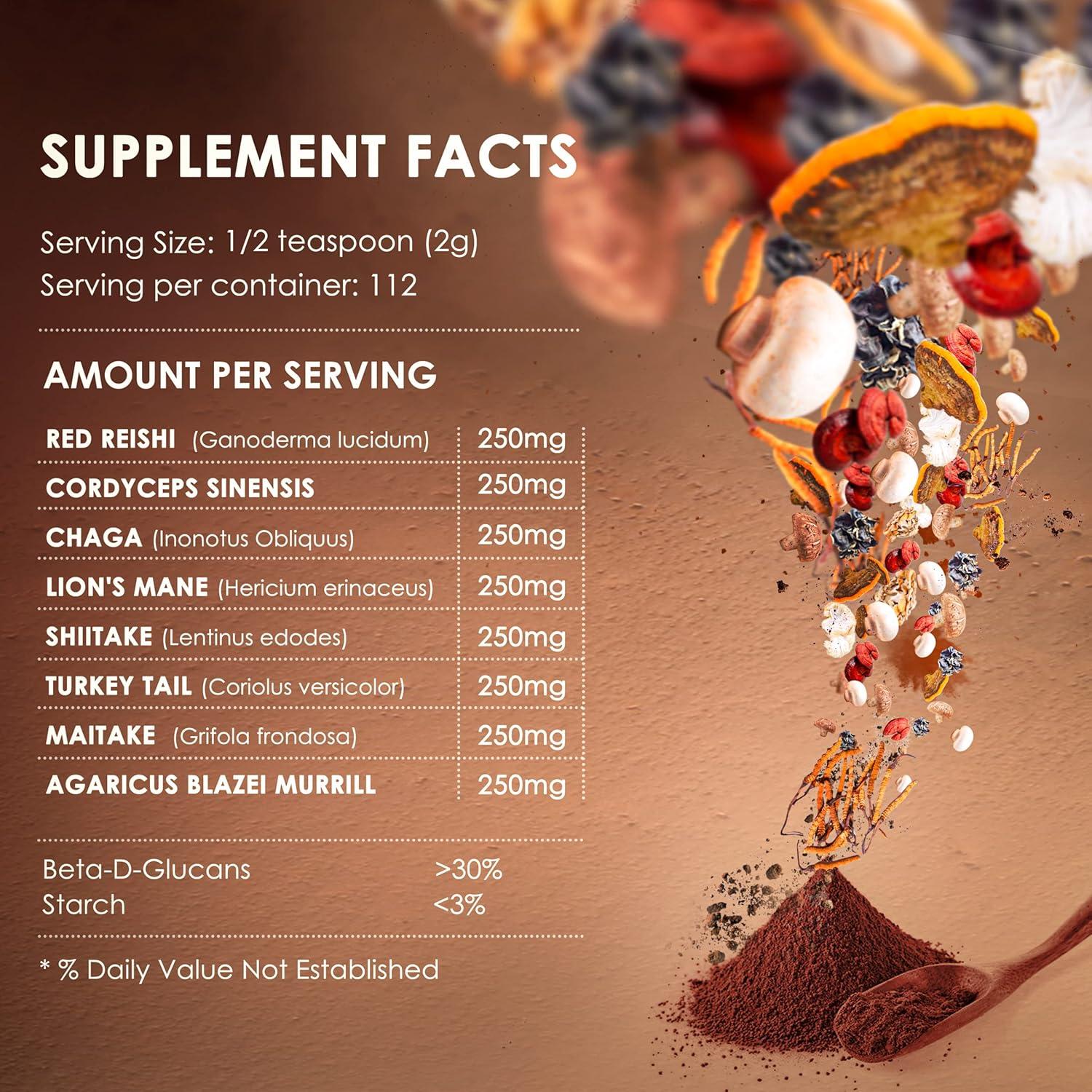 Extracto en Polvo de Hongos KIKI Verde 227g - Energía y Concentración