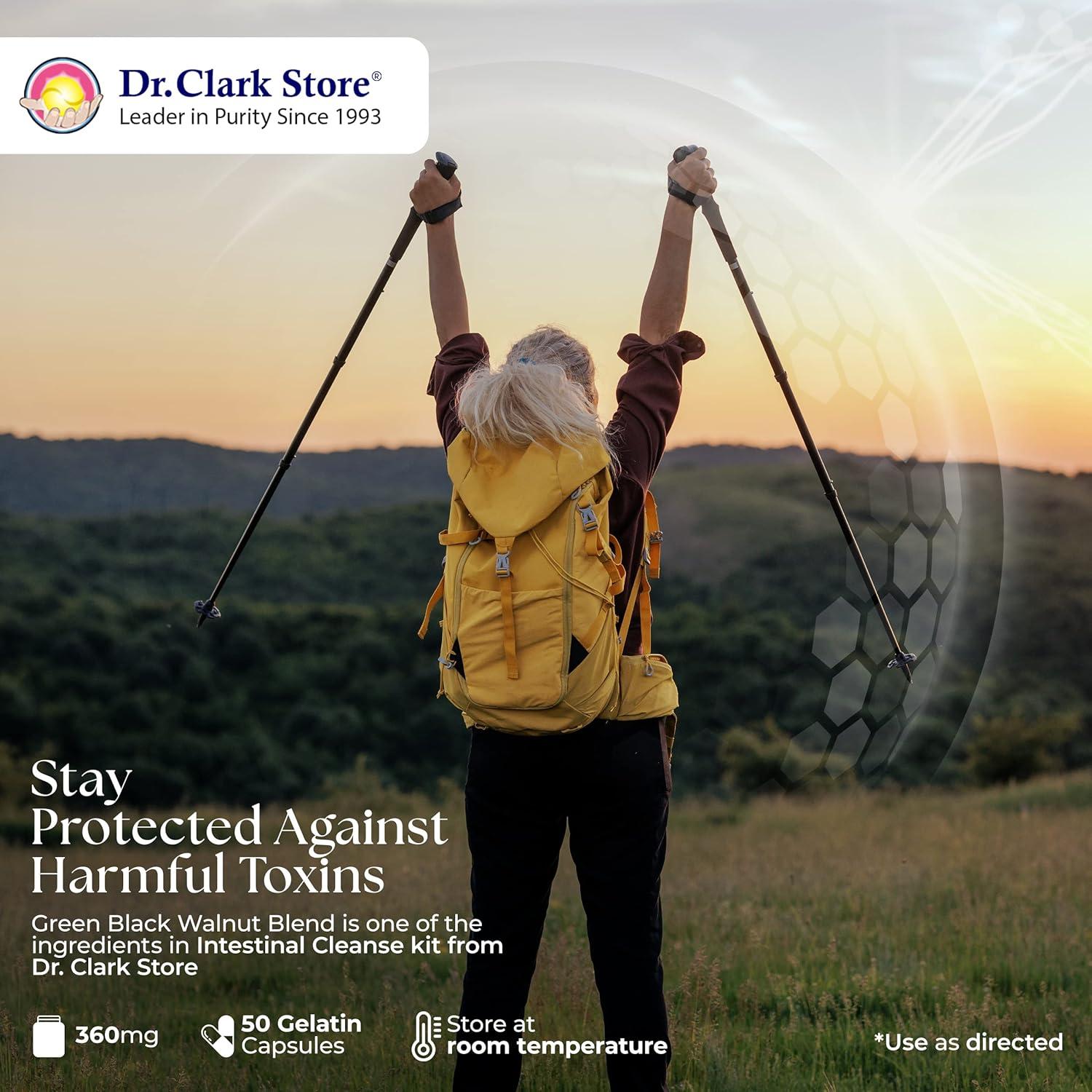 Suplemento Liofilizado Cáscara de Nuez Negra Dr Clark 360mg - 50 Cápsulas