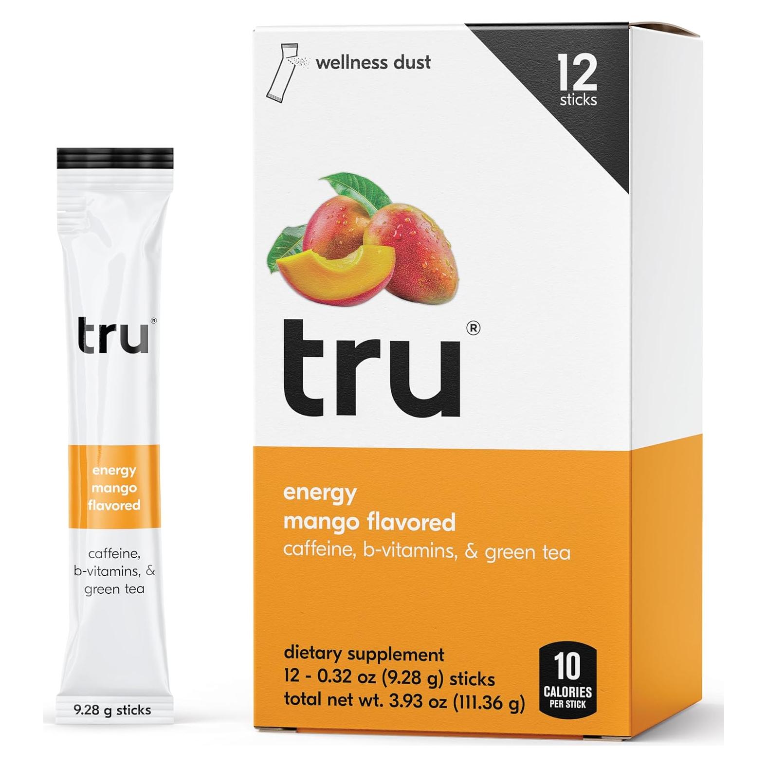 Suplemento Energético Tru Energy Mango - 12 Paquetes