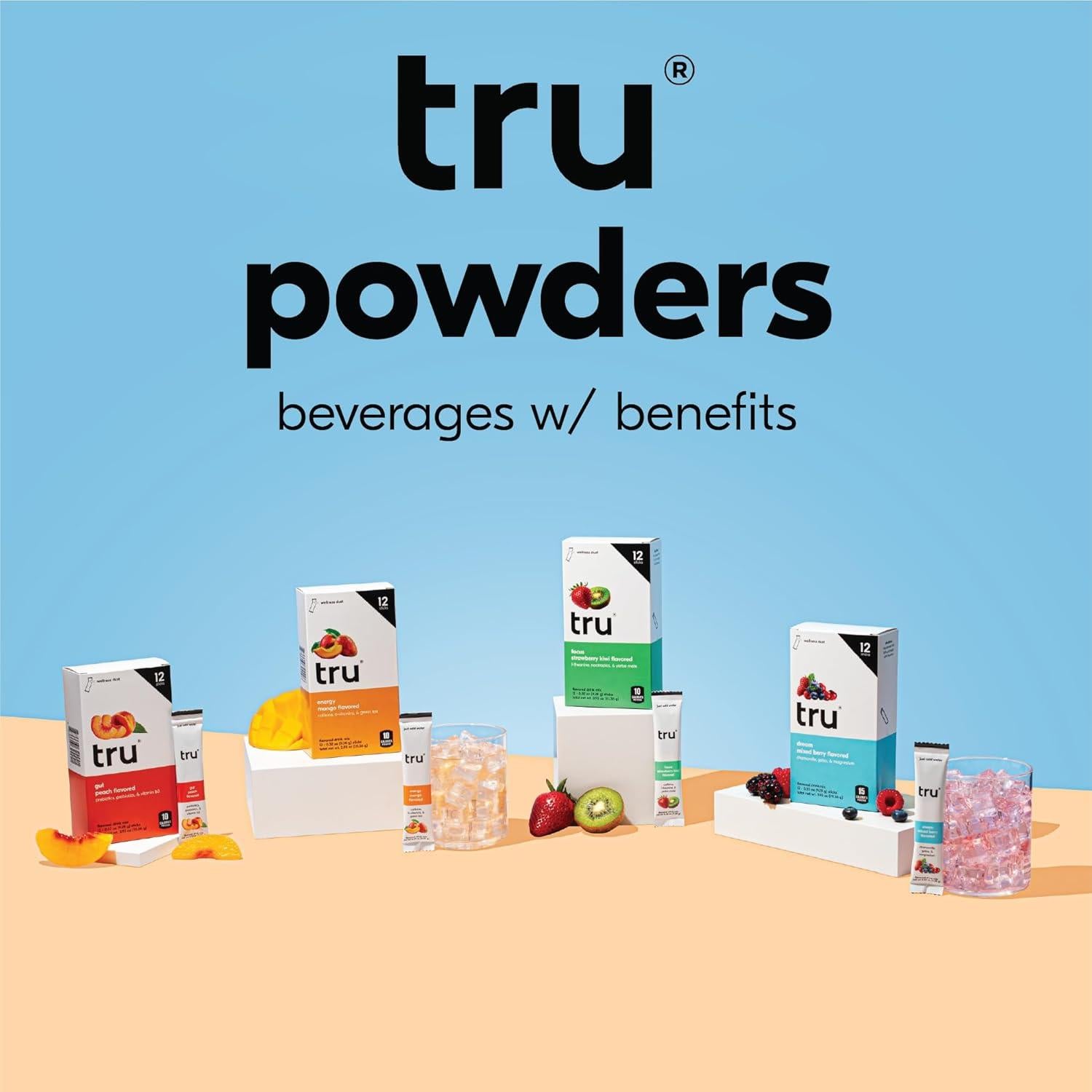 Suplemento Energético Tru Energy Mango - 12 Paquetes