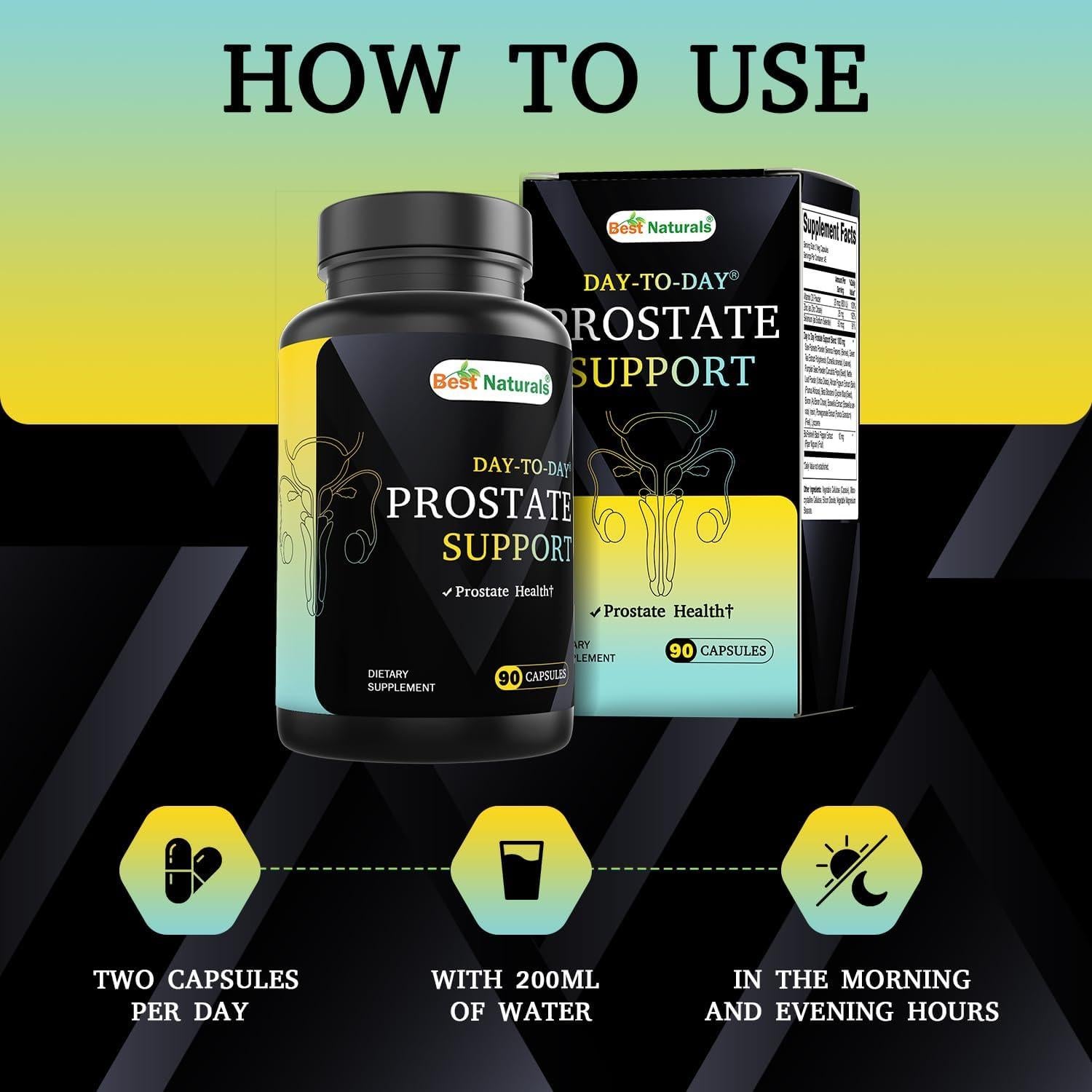 Suplemento Prostático Vegano 90 Cápsulas - Mejores Naturales