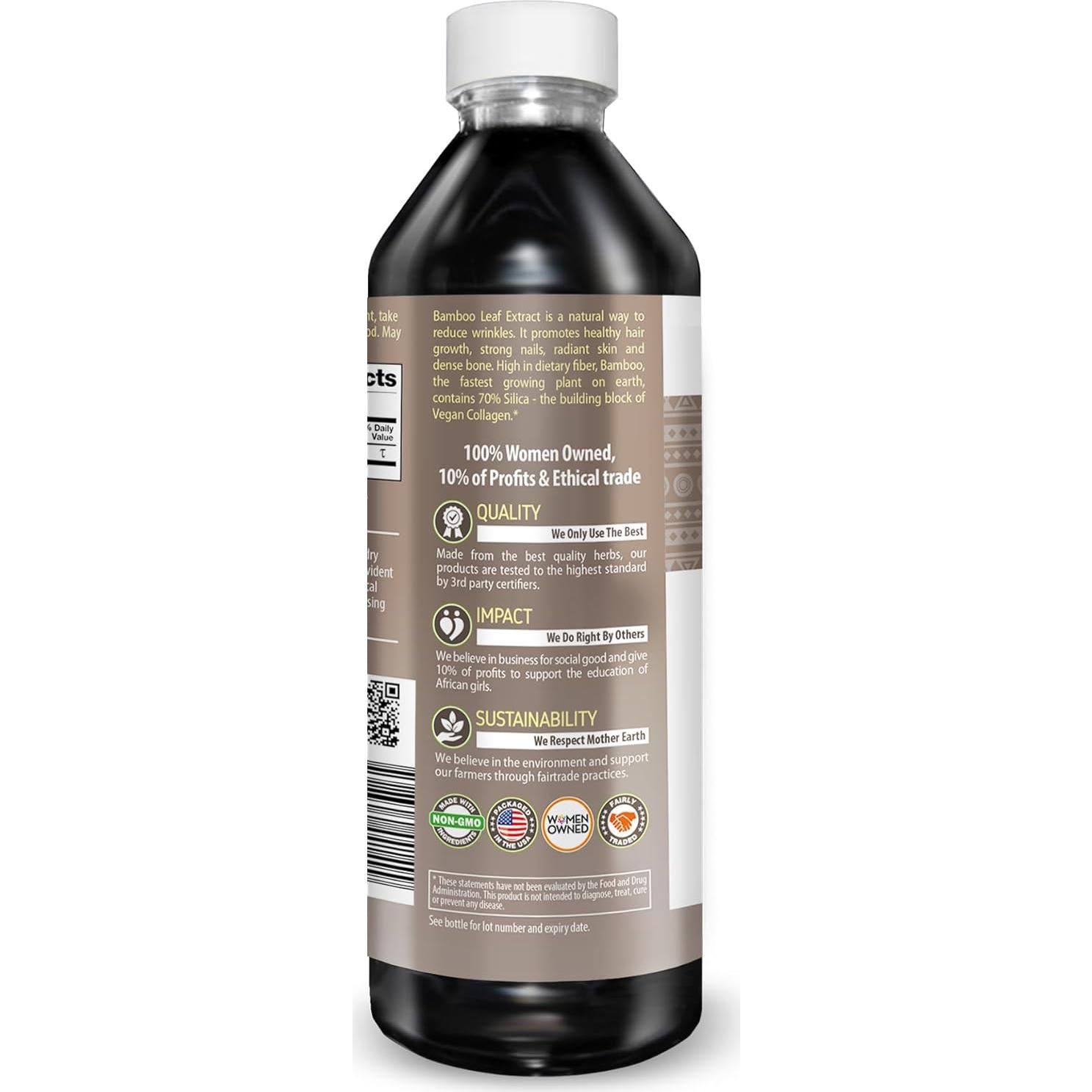 Suplemento de Silicio Líquido Herbal Papaya 340g - Cabello, Piel y Huesos