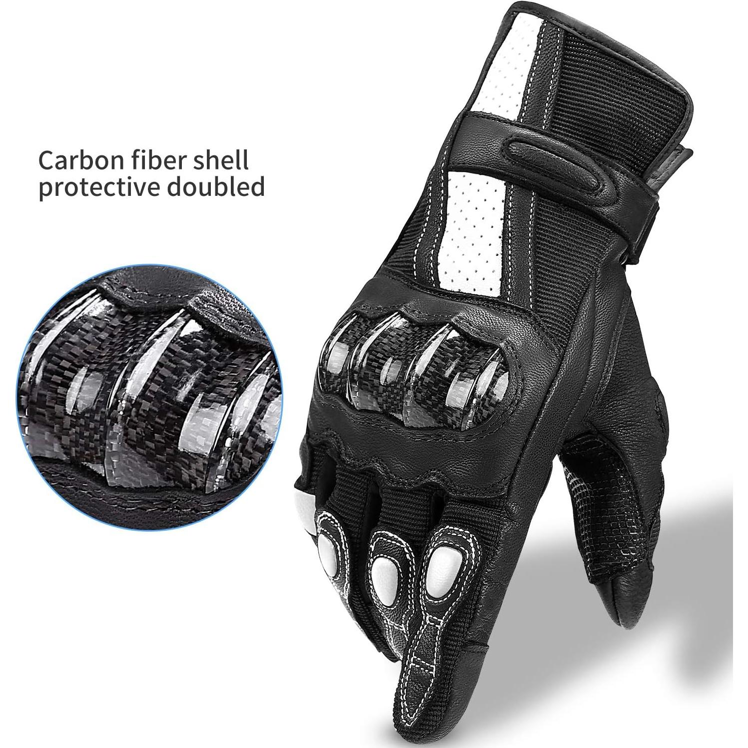 Guantes de motocicleta INBIKE X-Large con protección y táctil