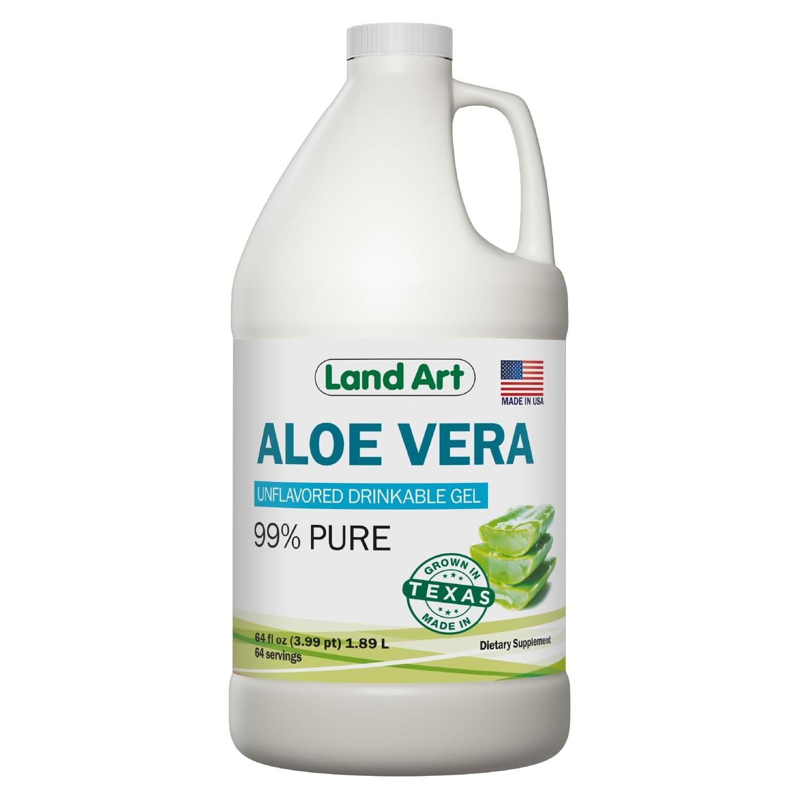Gel de Aloe Vera Orgánico Land Art 1.89 L - Alivio Acidez