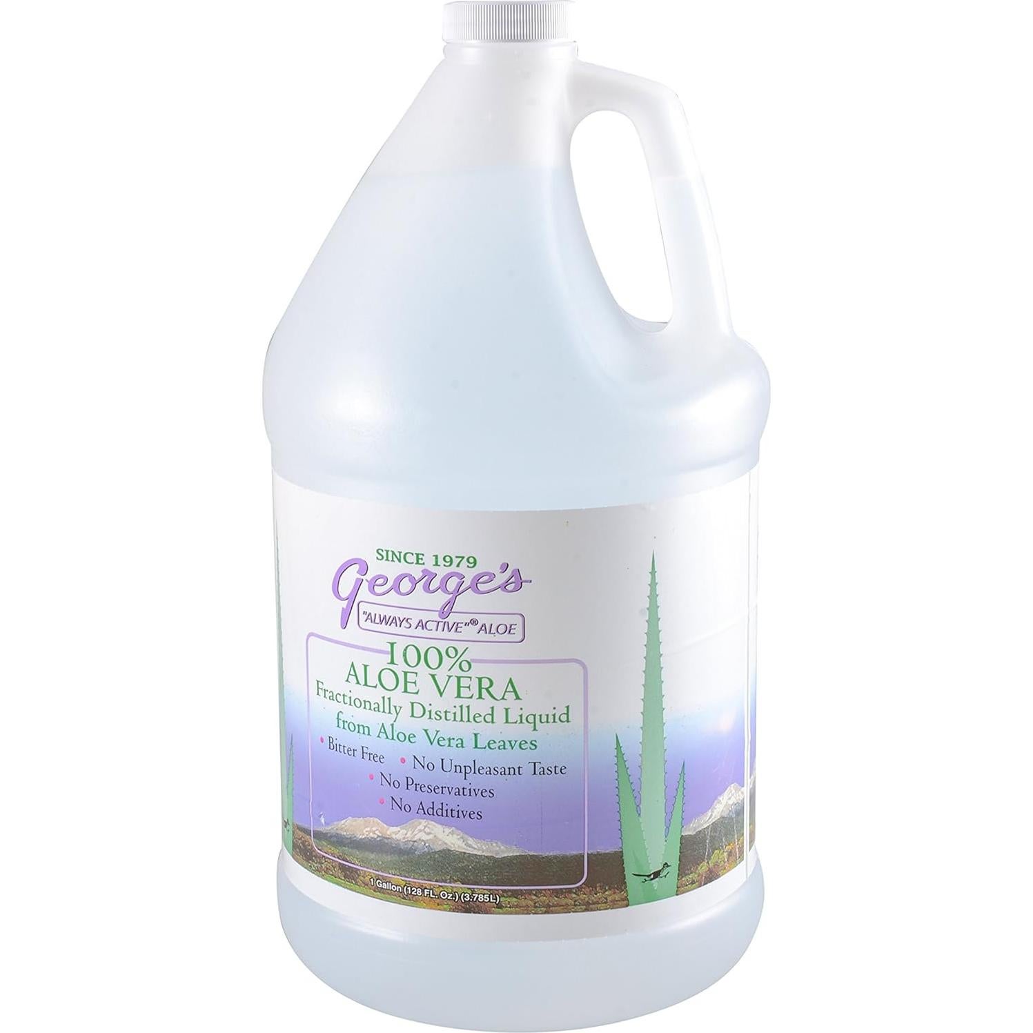 Suplemento Líquido de Aloe Vera George 3.78 L Sin Aditivos