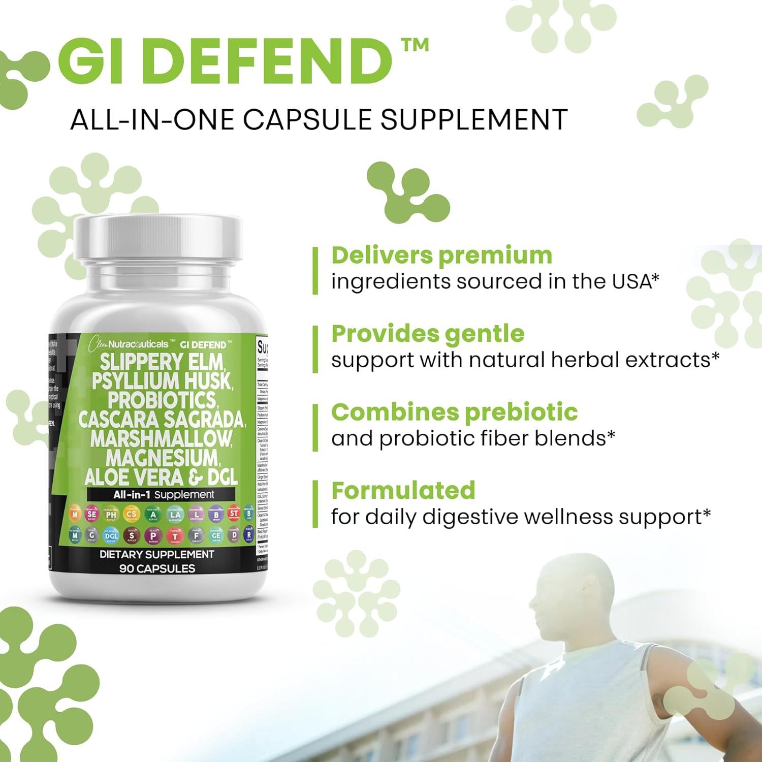 Suplemento Digestivo Clean Nutraceuticals con Probioticos y Aloe Vera