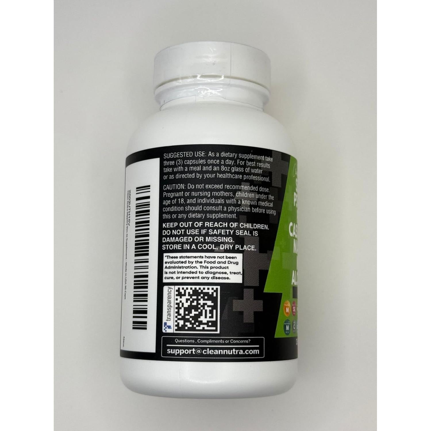 Suplemento Digestivo Clean Nutraceuticals con Probioticos y Aloe Vera