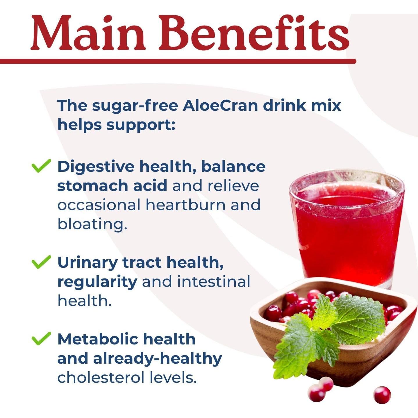 NatureCity AloeCran Bebida Sin Azúcar 425g | Aloe Vera y Arándano