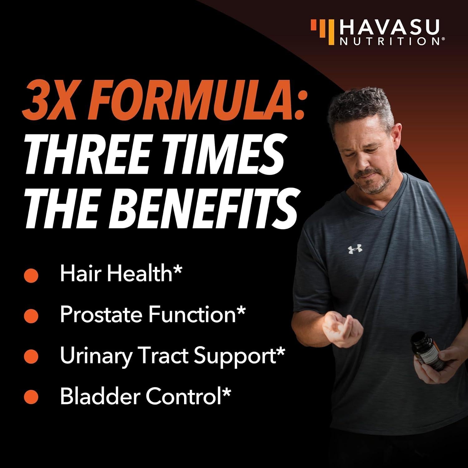 Suplemento Vegano Saw Palmetto Havasu 120 Cápsulas 3X