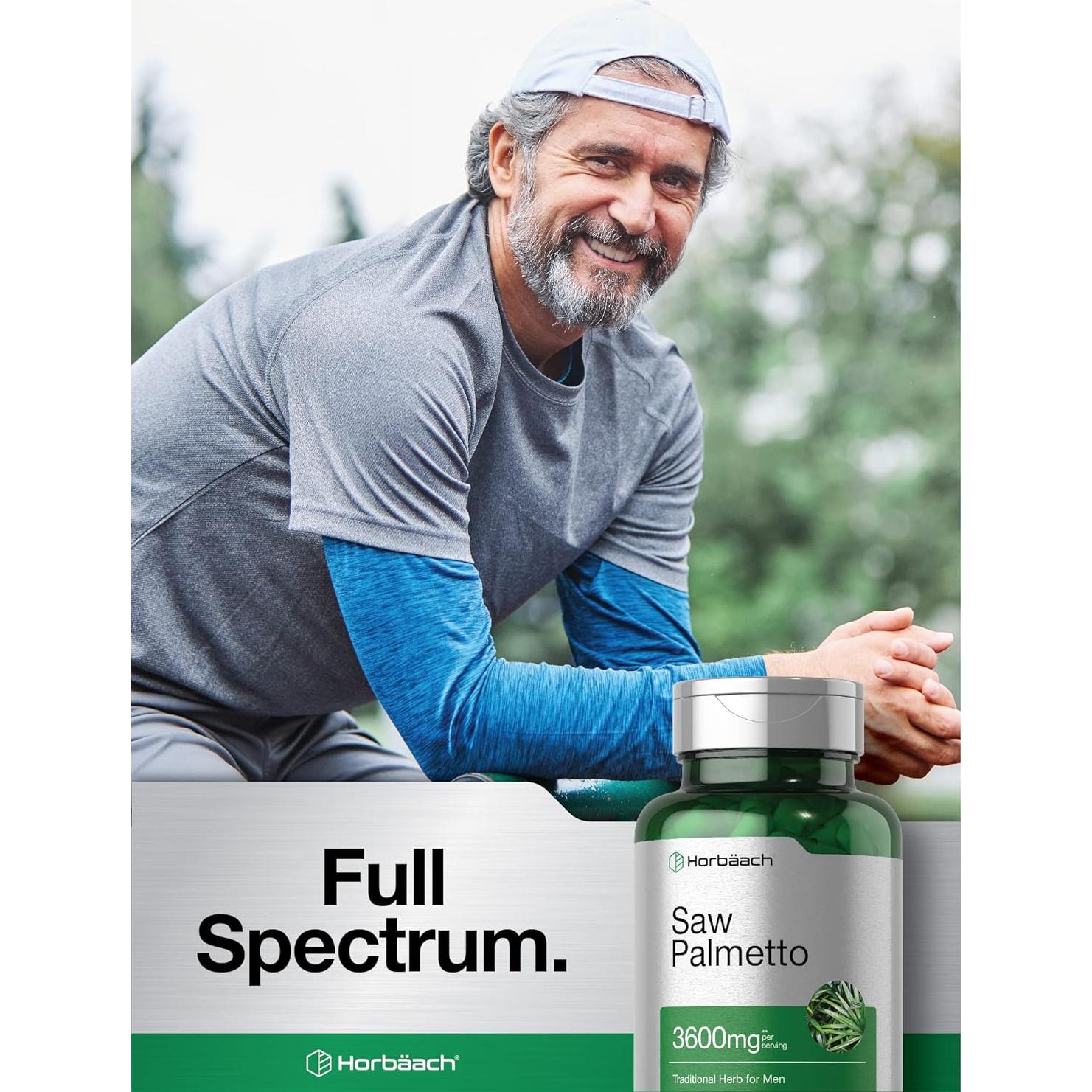 Extracto de Saw Palmetto Horbaach 120 Cápsulas 3600mg