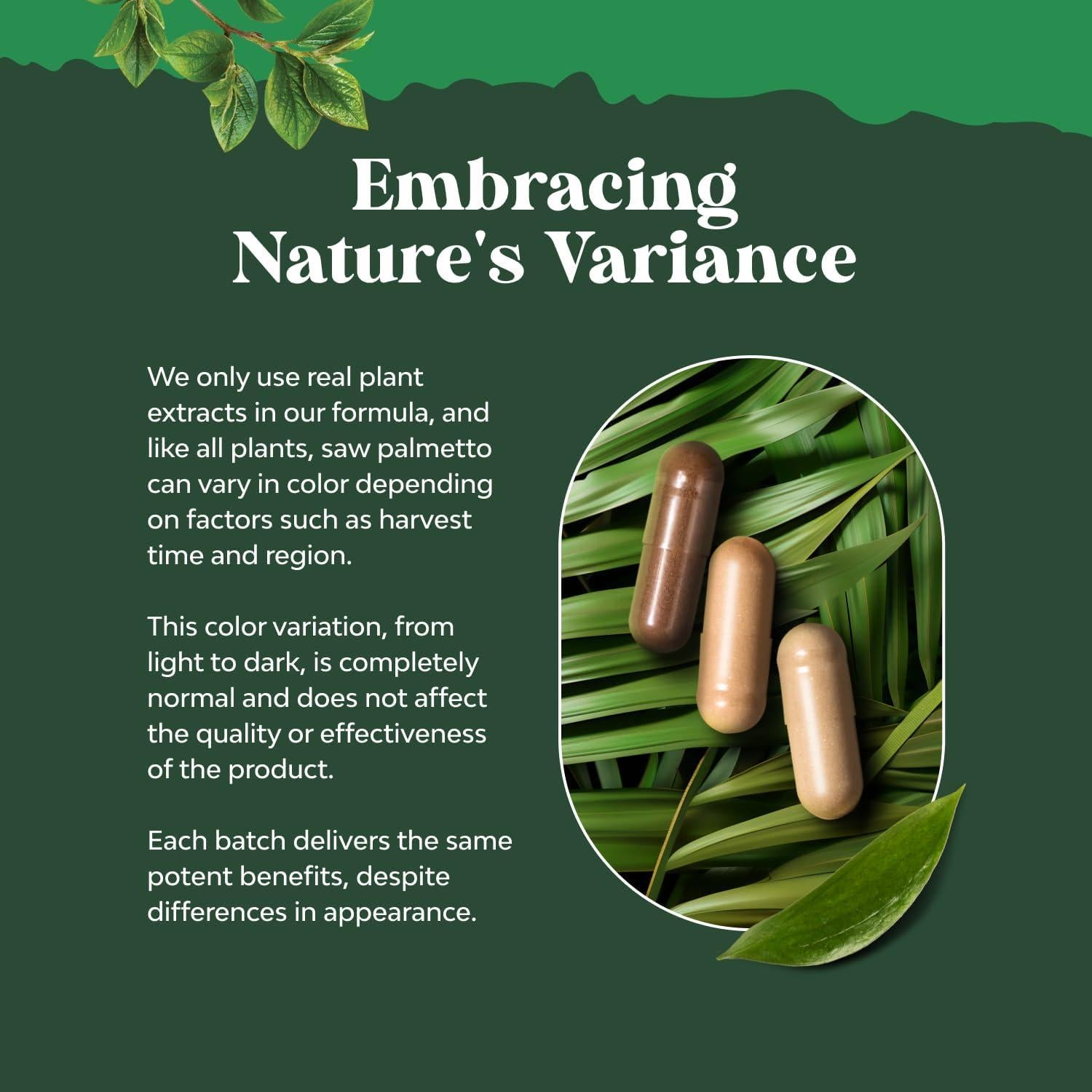 Extracto de Saw Palmetto Nature's Craft 500mg - 100 Cápsulas