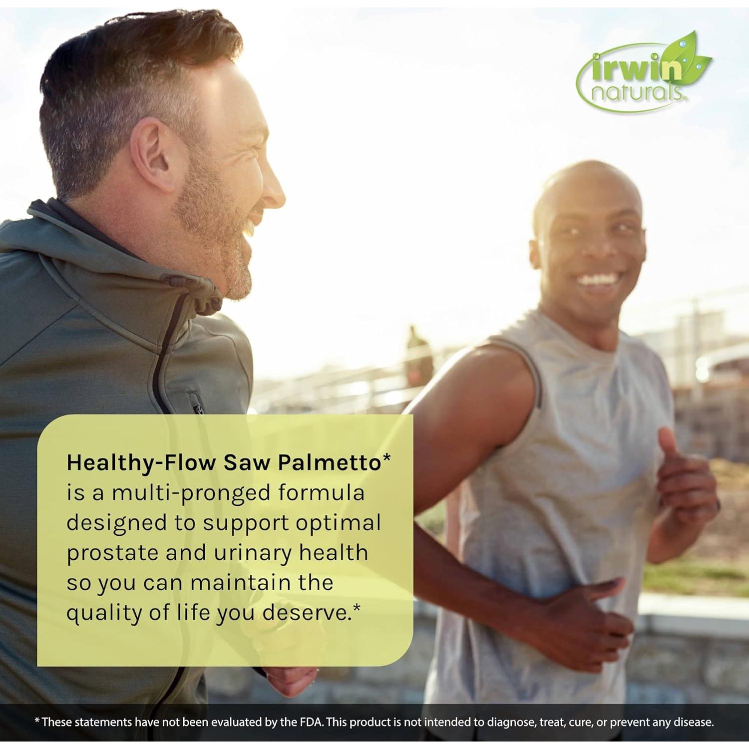 Irwin Naturals Healthy Flow Saw Palmetto 60 Gelatinas Blandas