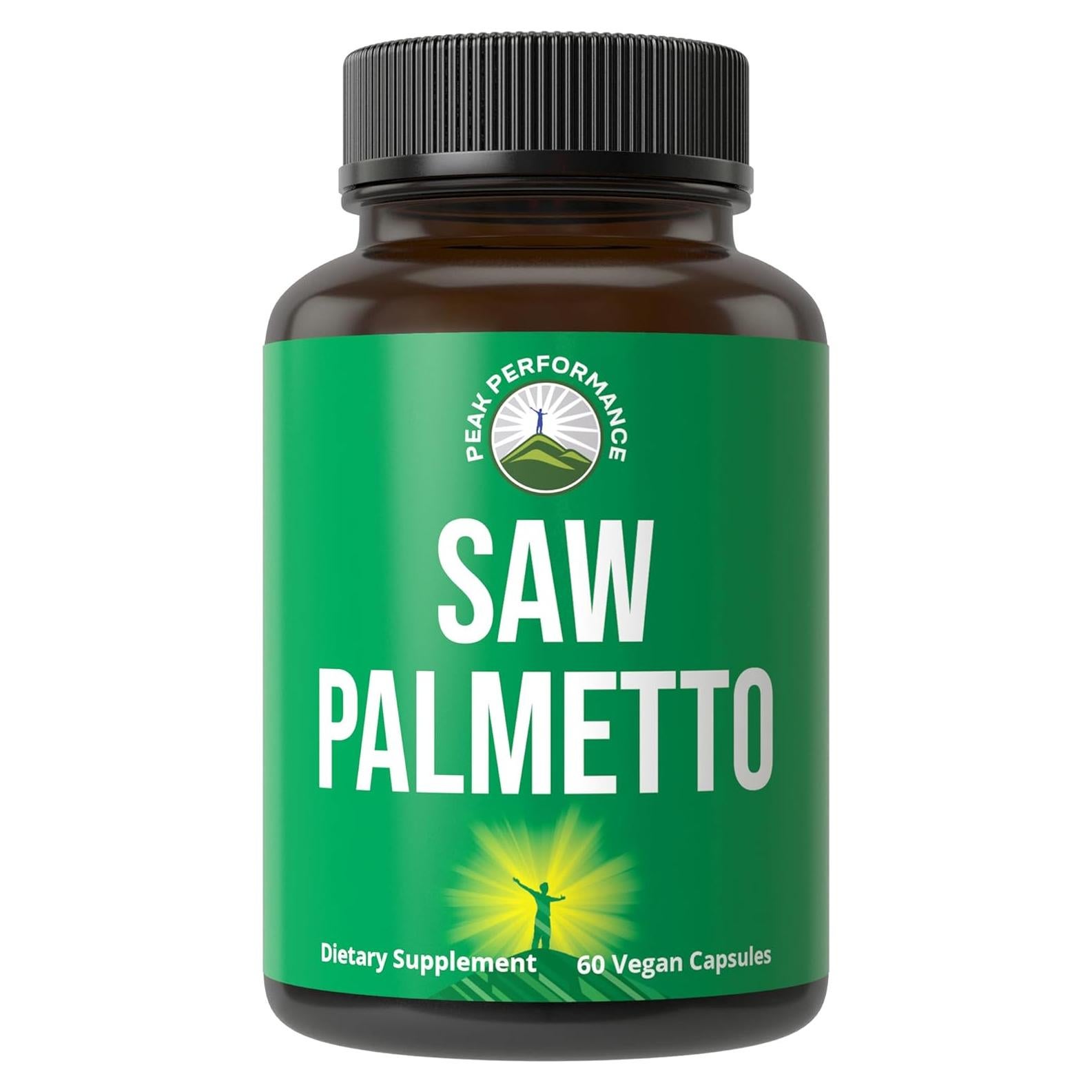 Cápsulas de Saw Palmetto Peak Performance 1000mg Veganas
