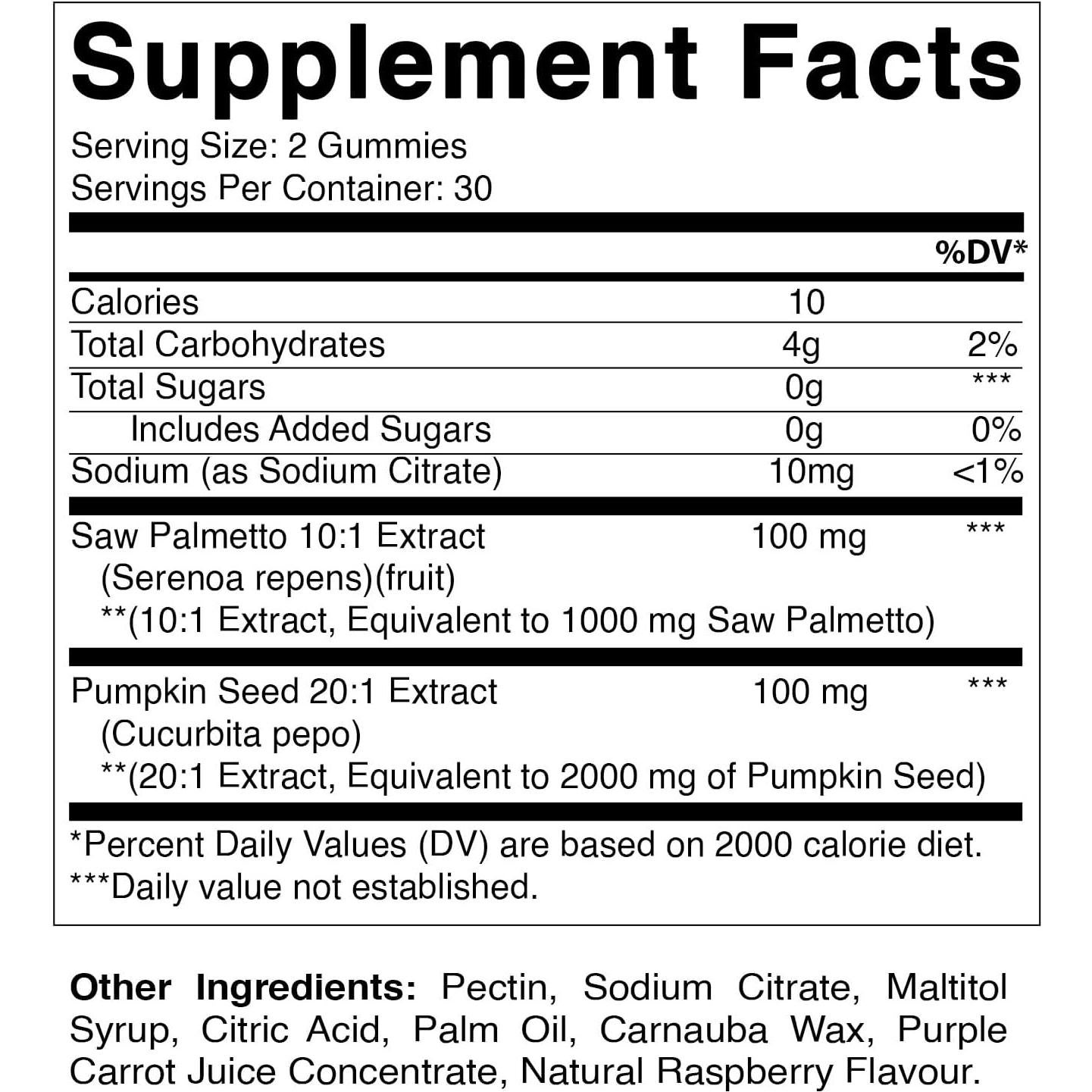 Gominolas Vitamatic Saw Palmetto 3000 mg Sin Azúcar - 60 Unidades