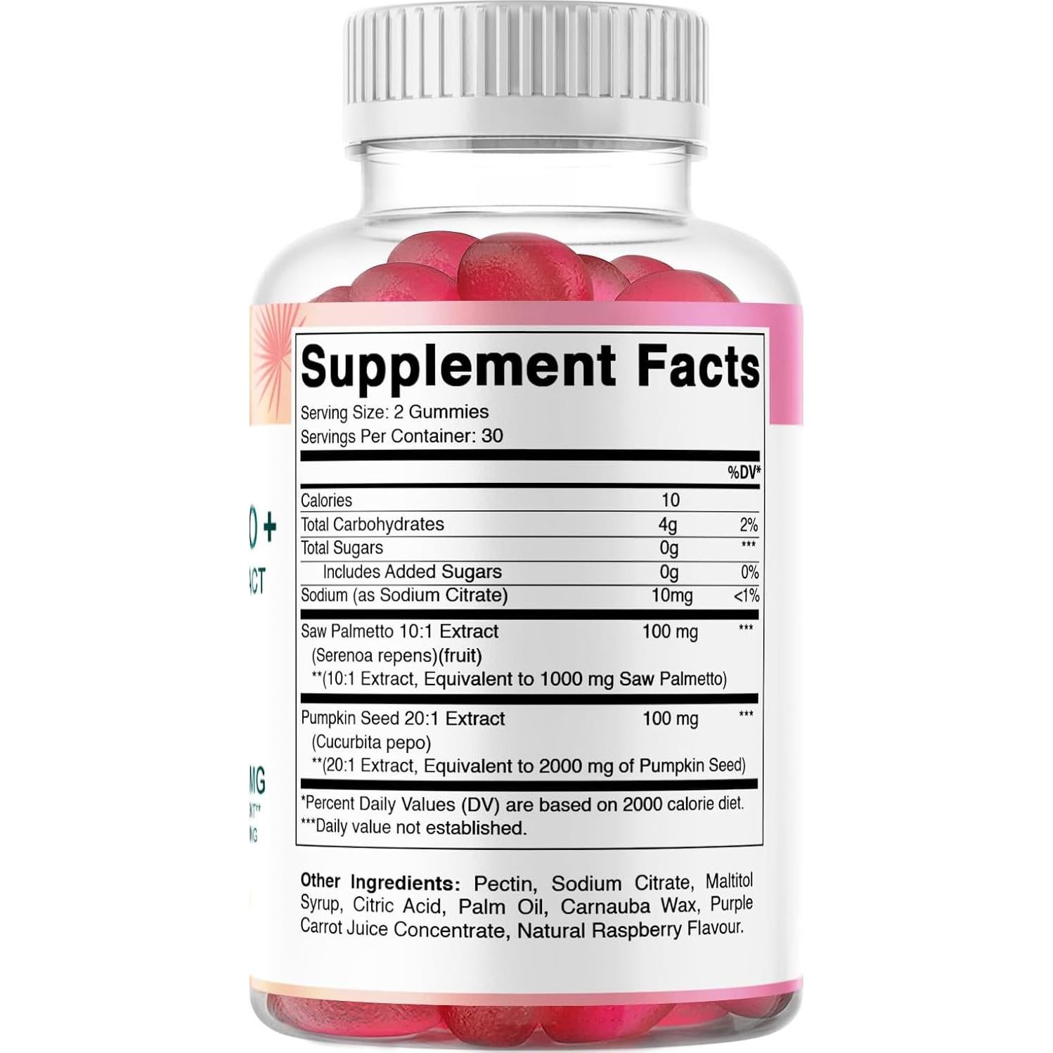 Gominolas Vitamatic Saw Palmetto 3000 mg Sin Azúcar - 60 Unidades