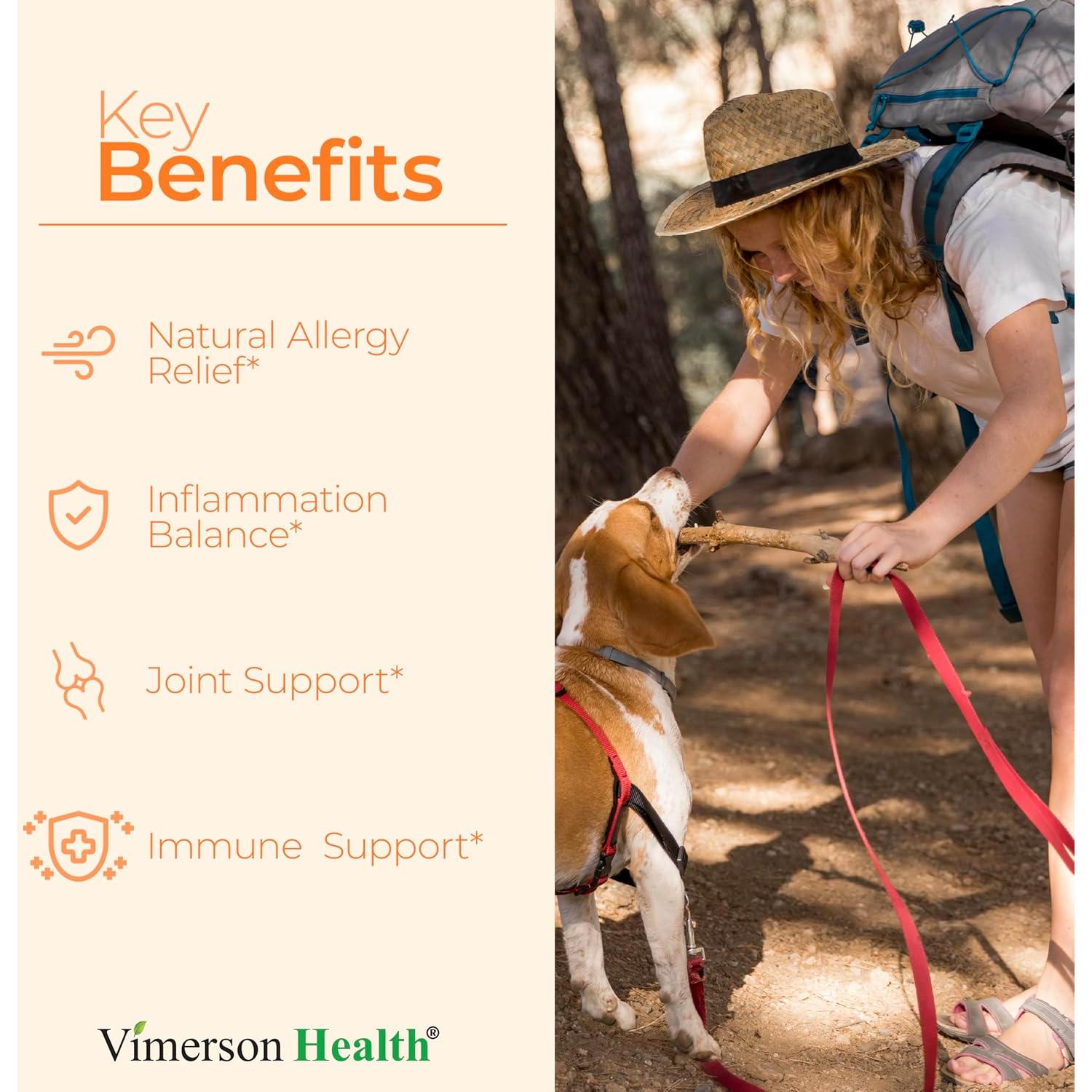 Suplemento de Quercetina 500mg con Cúrcuma y Bromelina - 60 Cápsulas