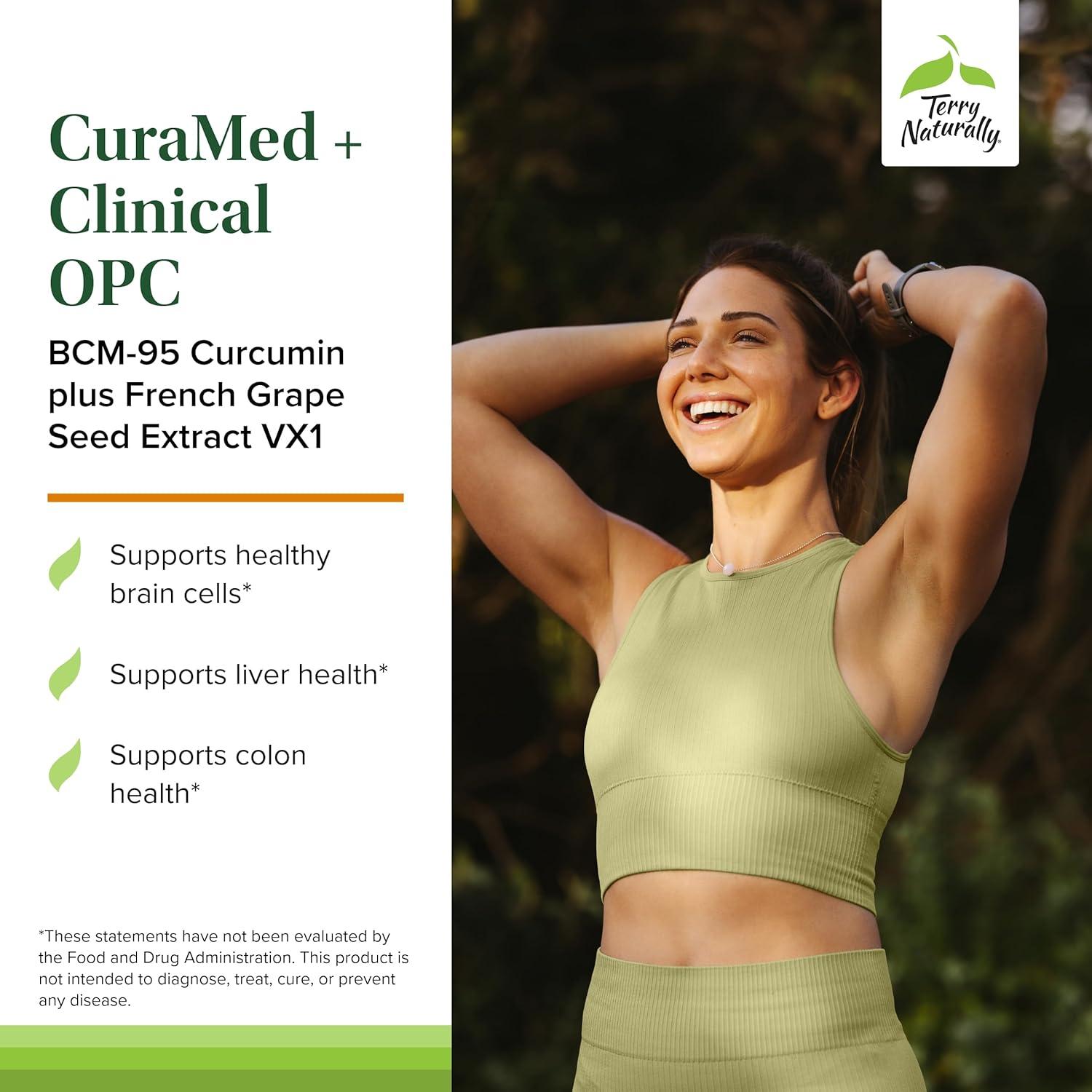 Suplemento de Cúrcuma Terry Naturally CuraMed 60 Gelatinas