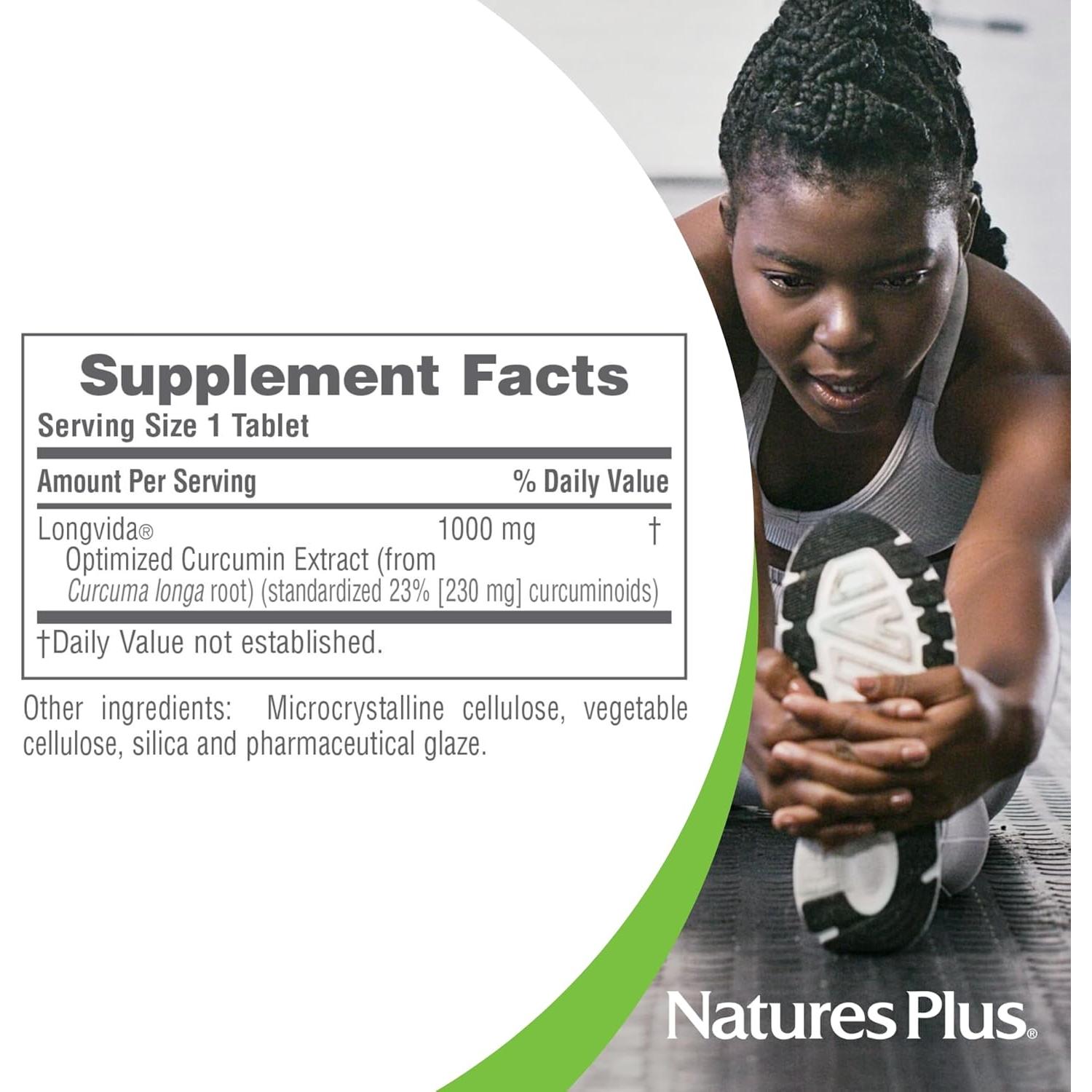 Natures Plus PRO Curcumina 1000 mg - 30 Tabletas Veganas