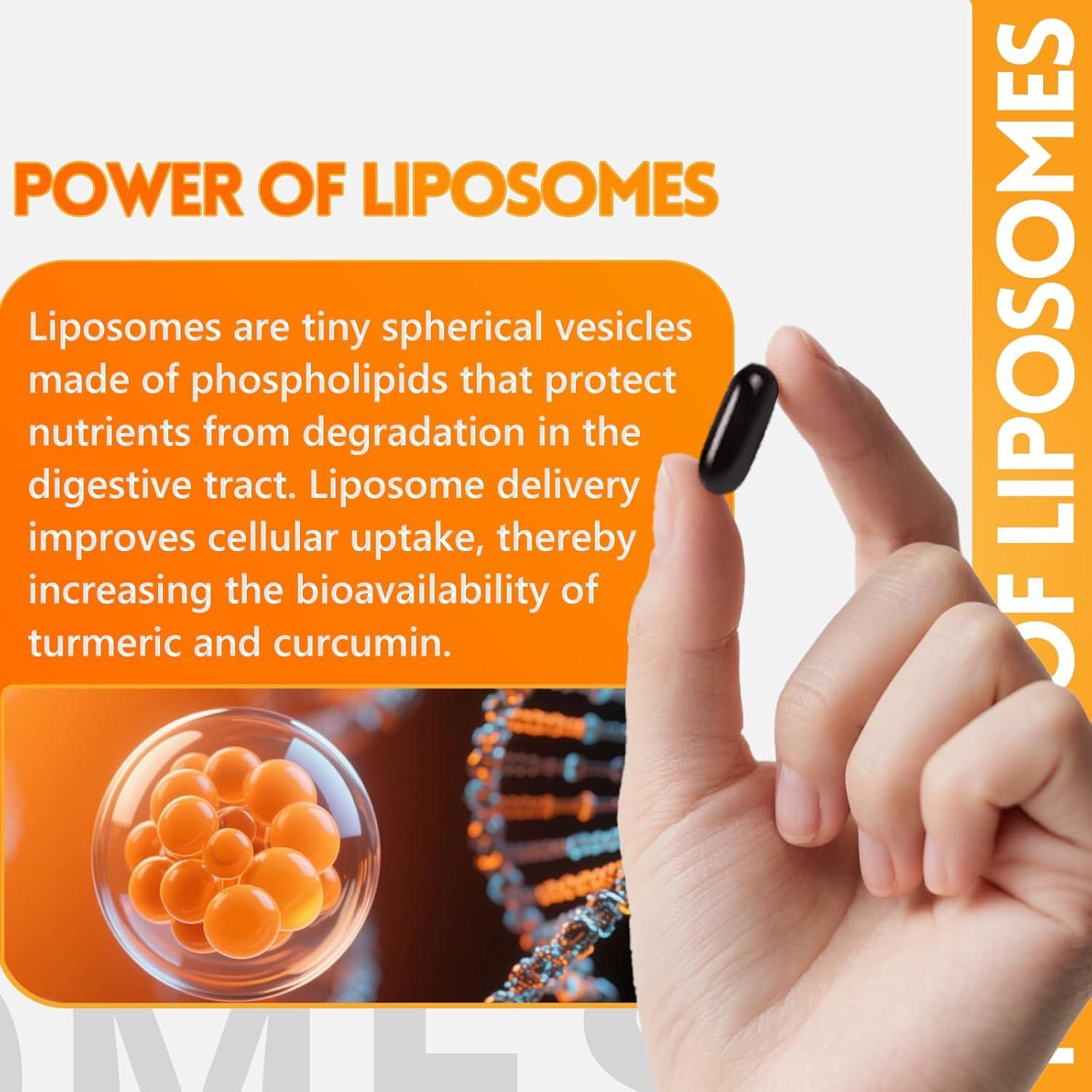 Suplemento de Cúrcuma Liposomal 2275mg - 60 Gelatinas Blandas