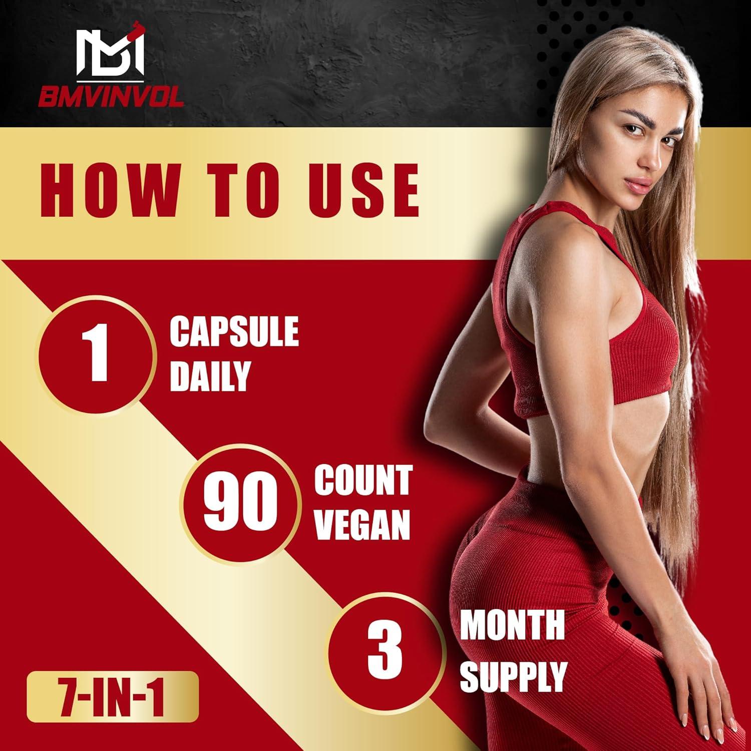 Suplemento de Cúrcuma y Jengibre BMVINVOL - 90 Cápsulas