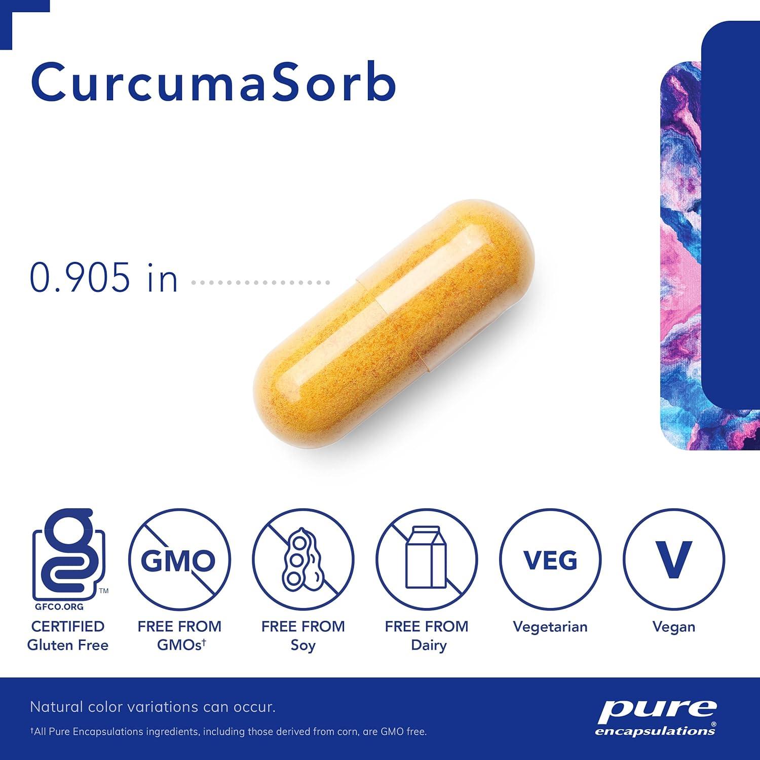 Suplemento de Curcumina Meriva Pure Encapsulations 180 Cápsulas