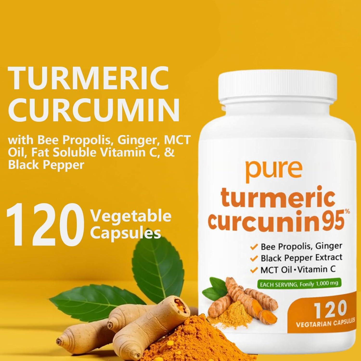 Suplemento de Cúrcuma Curcumina 1000mg ARSYCHLL 120 Cápsulas