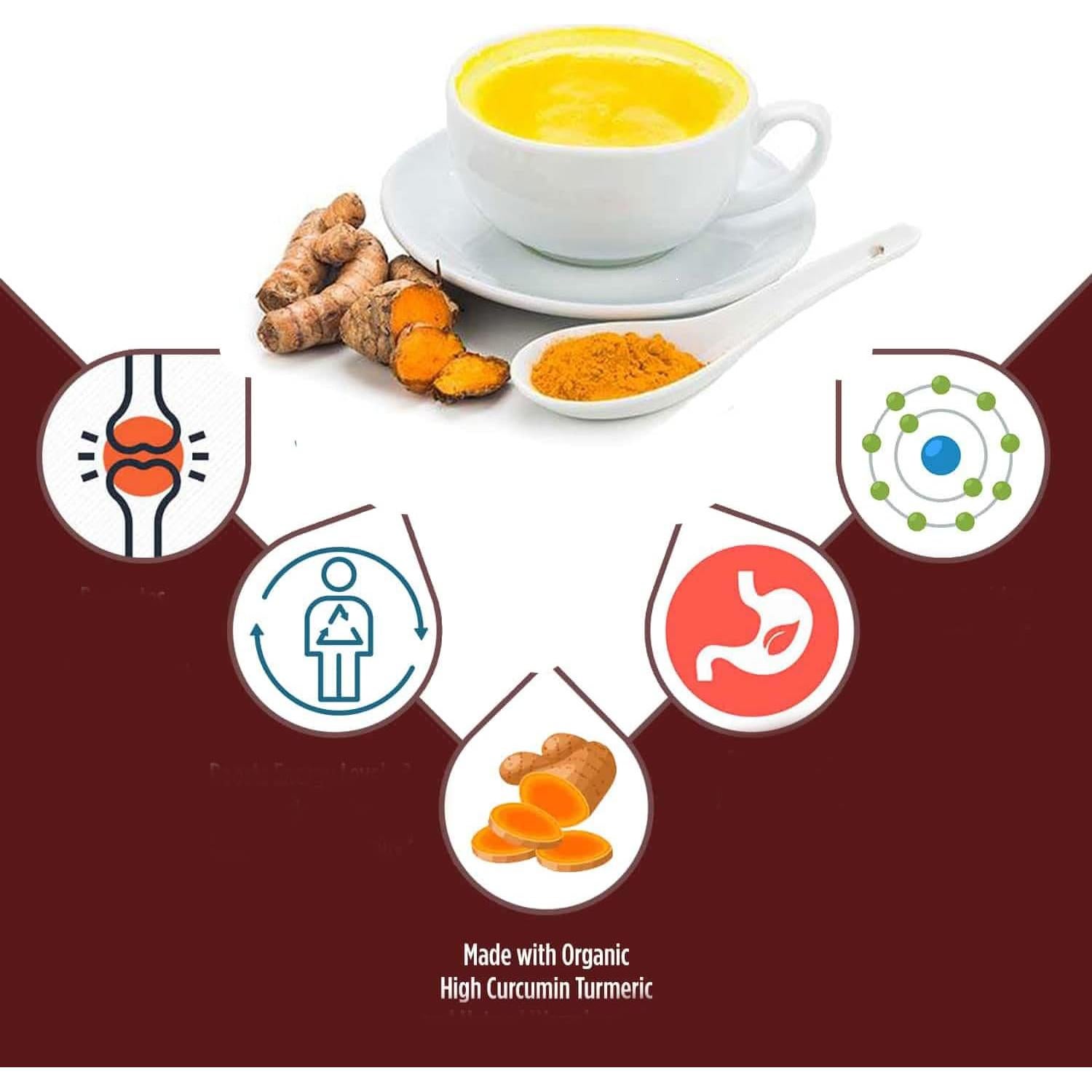 Cúrcuma Curcumina Hebhac Herbs 227g con Pimienta Negra