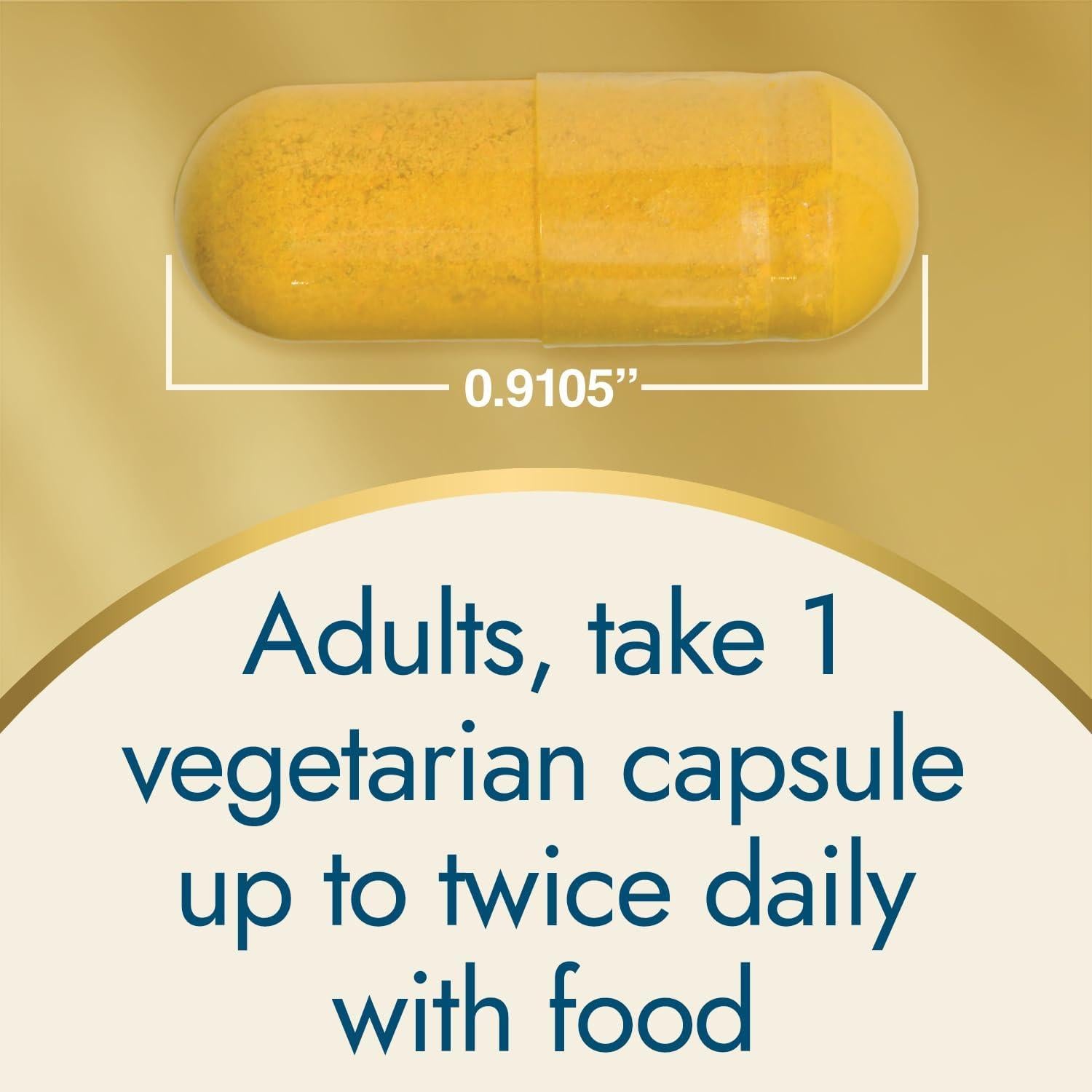 Suplemento de Cúrcuma Nature's Wonder 500mg con BioPerine 90 Cápsulas