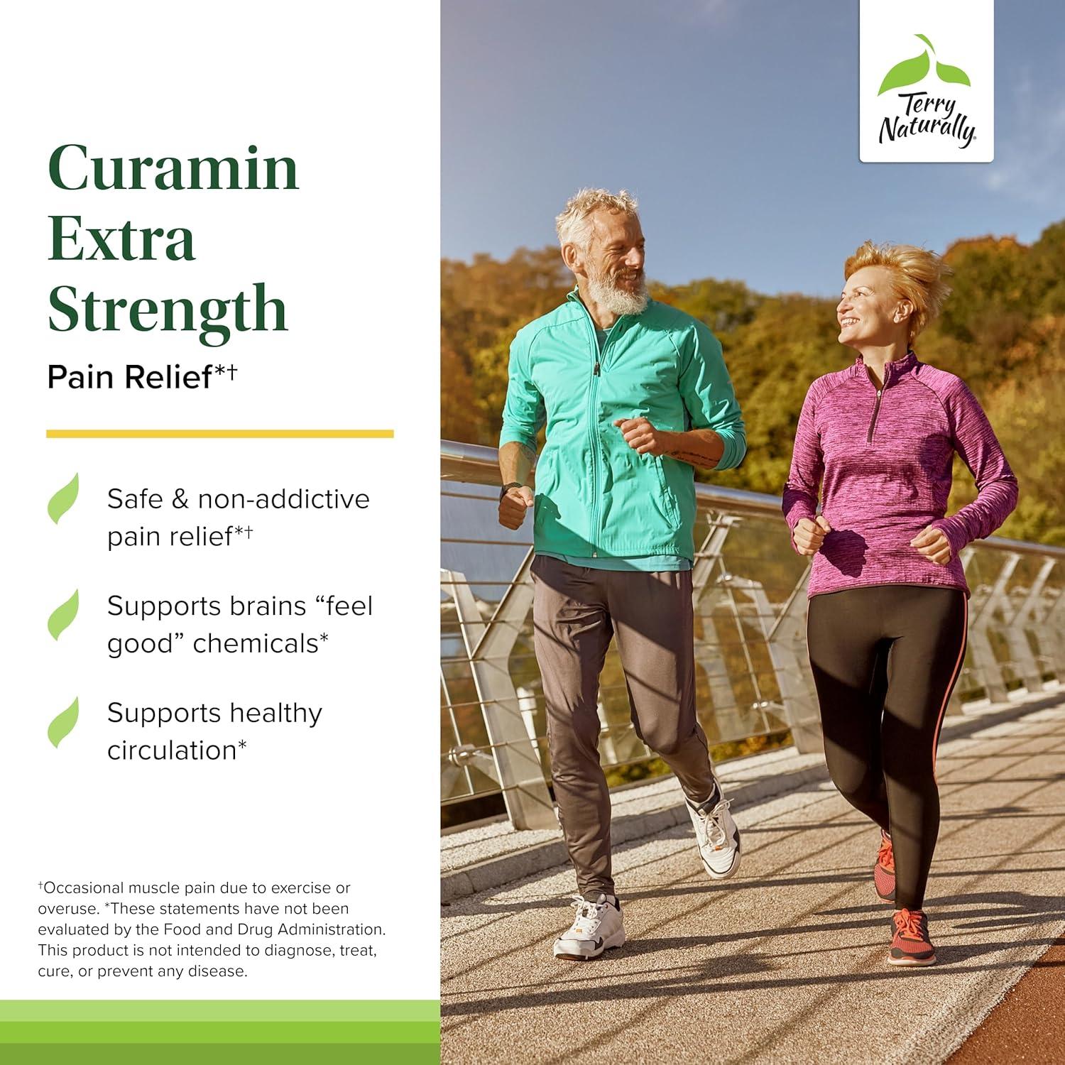 Suplemento Curamin Extra Strength Terry Naturally - 60 Tabletas
