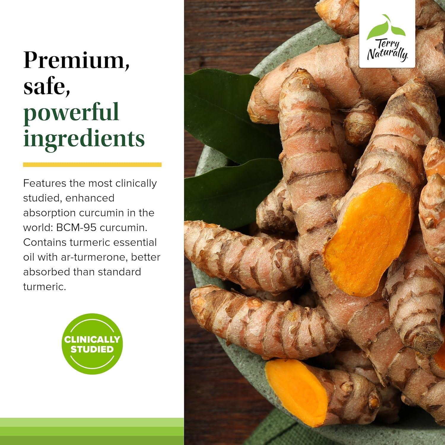 Suplemento Curamin Extra Strength Terry Naturally - 60 Tabletas