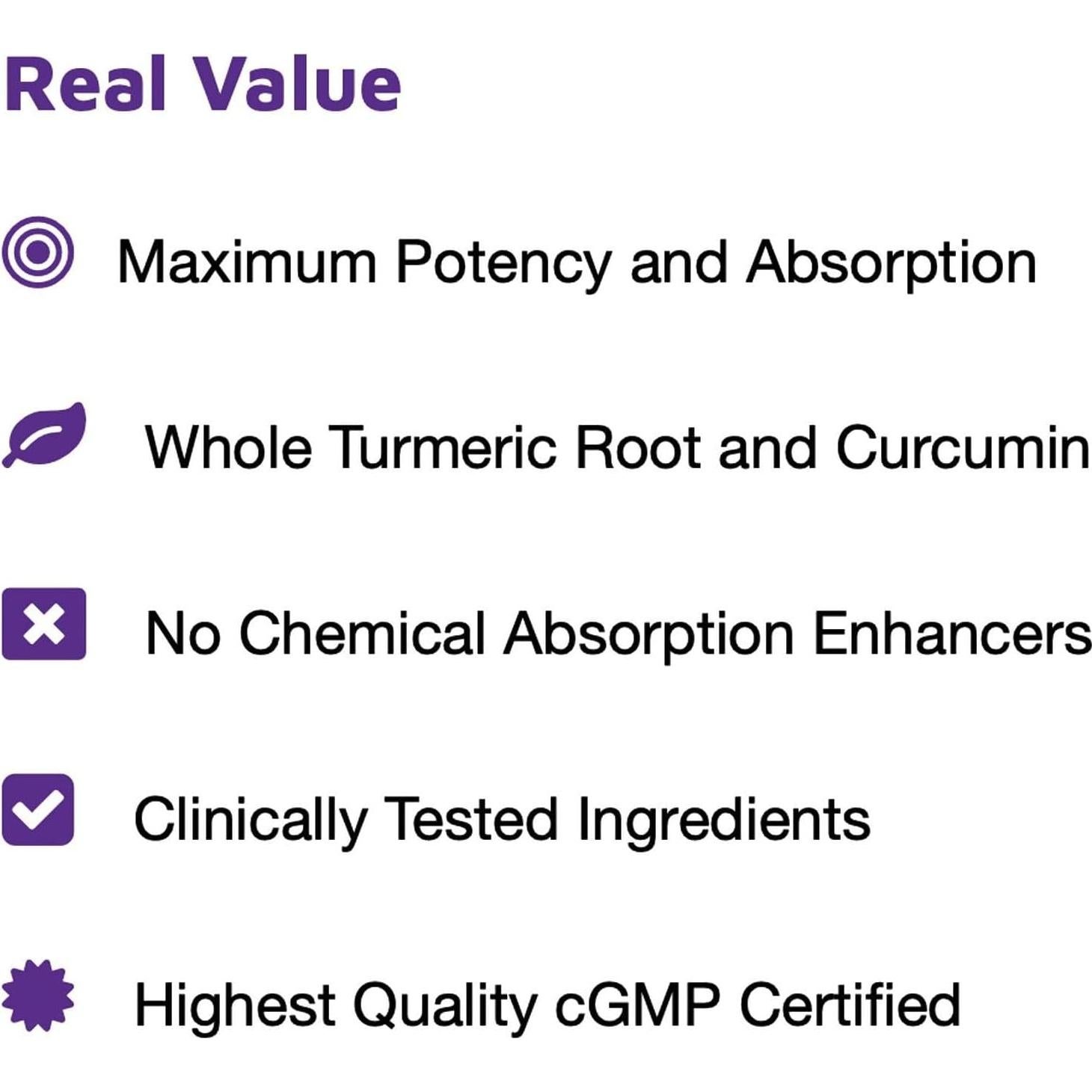 Cápsulas de Cúrcuma y Curcumina Nuvothera 120 Unidades