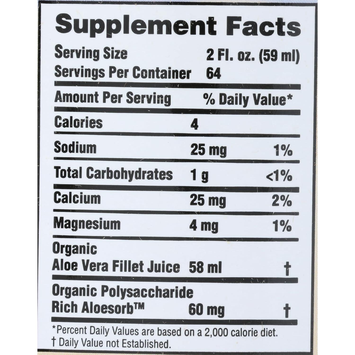 Jugo de Aloe Vera Orgánico Lirio del Desierto 3.63 kg