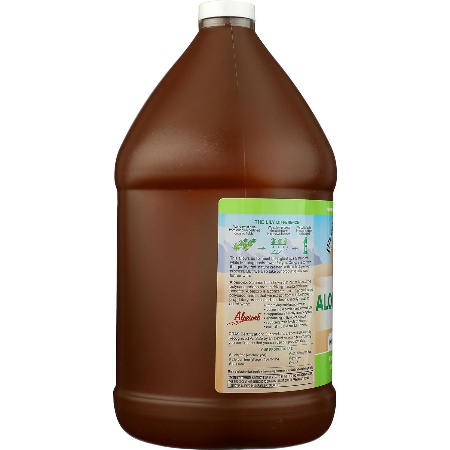 Jugo de Aloe Vera Orgánico Lirio del Desierto 3.63 kg