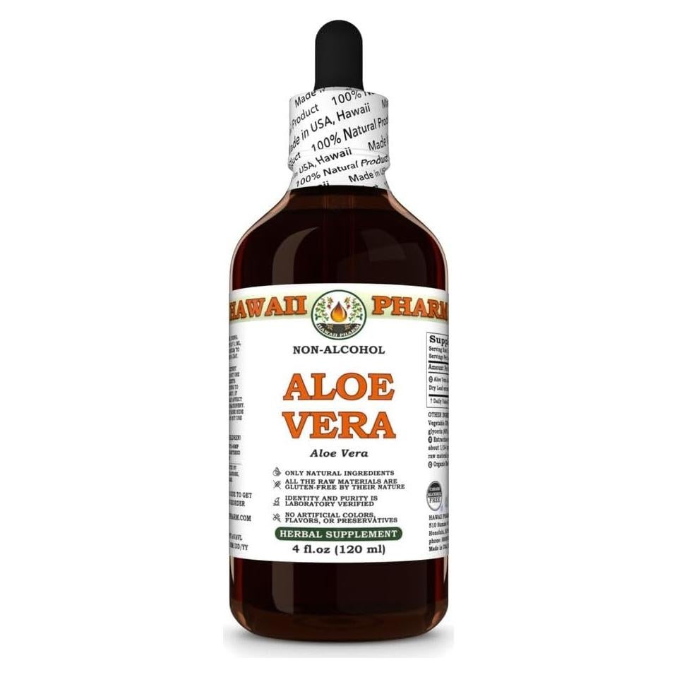 Extracto de Aloe Vera Hawaii Pharm 118 ml Natural Libre de Alcohol