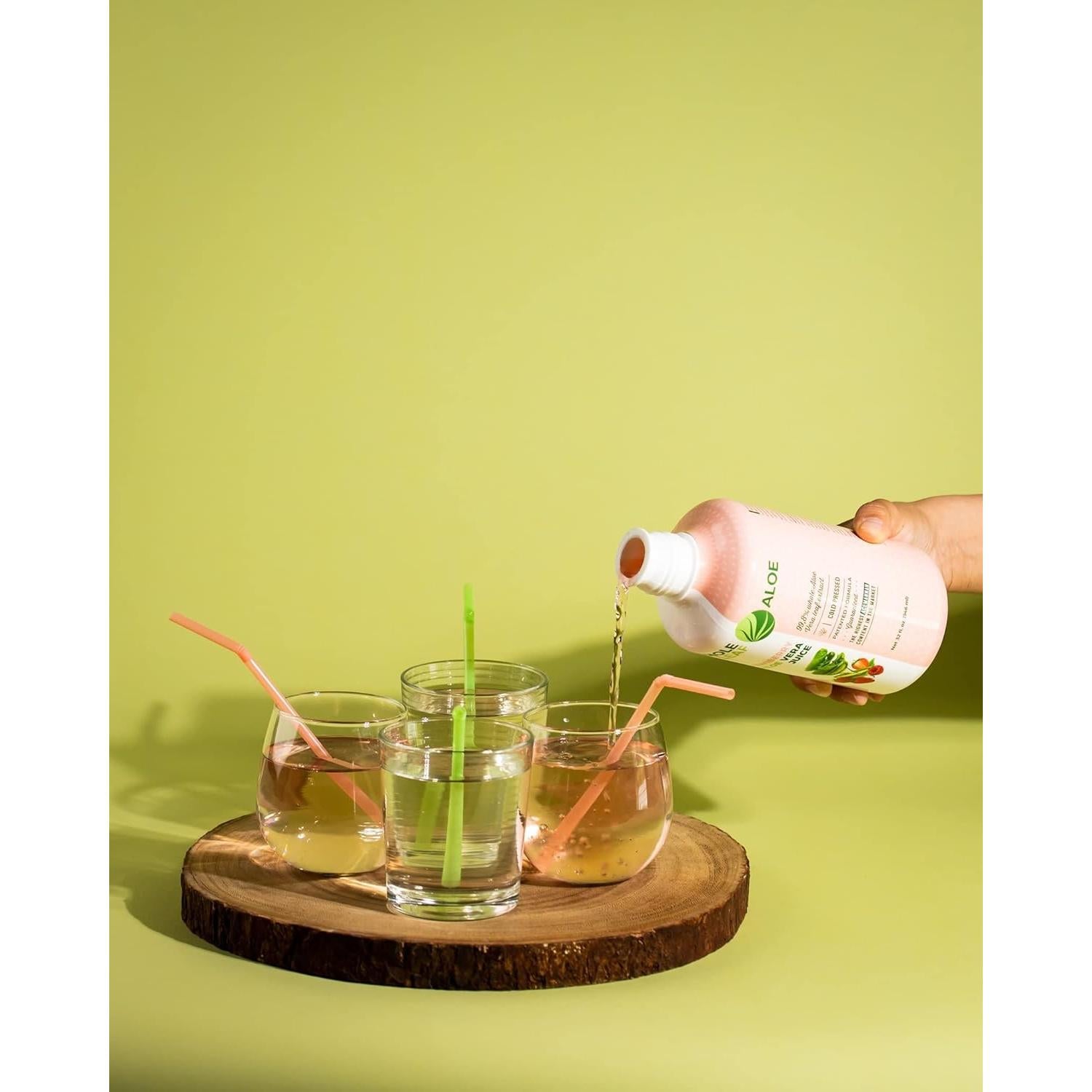 Jugo de Aloe Vera Orgánico Whole Leaf 946 ml - Sabor Kiwiberry