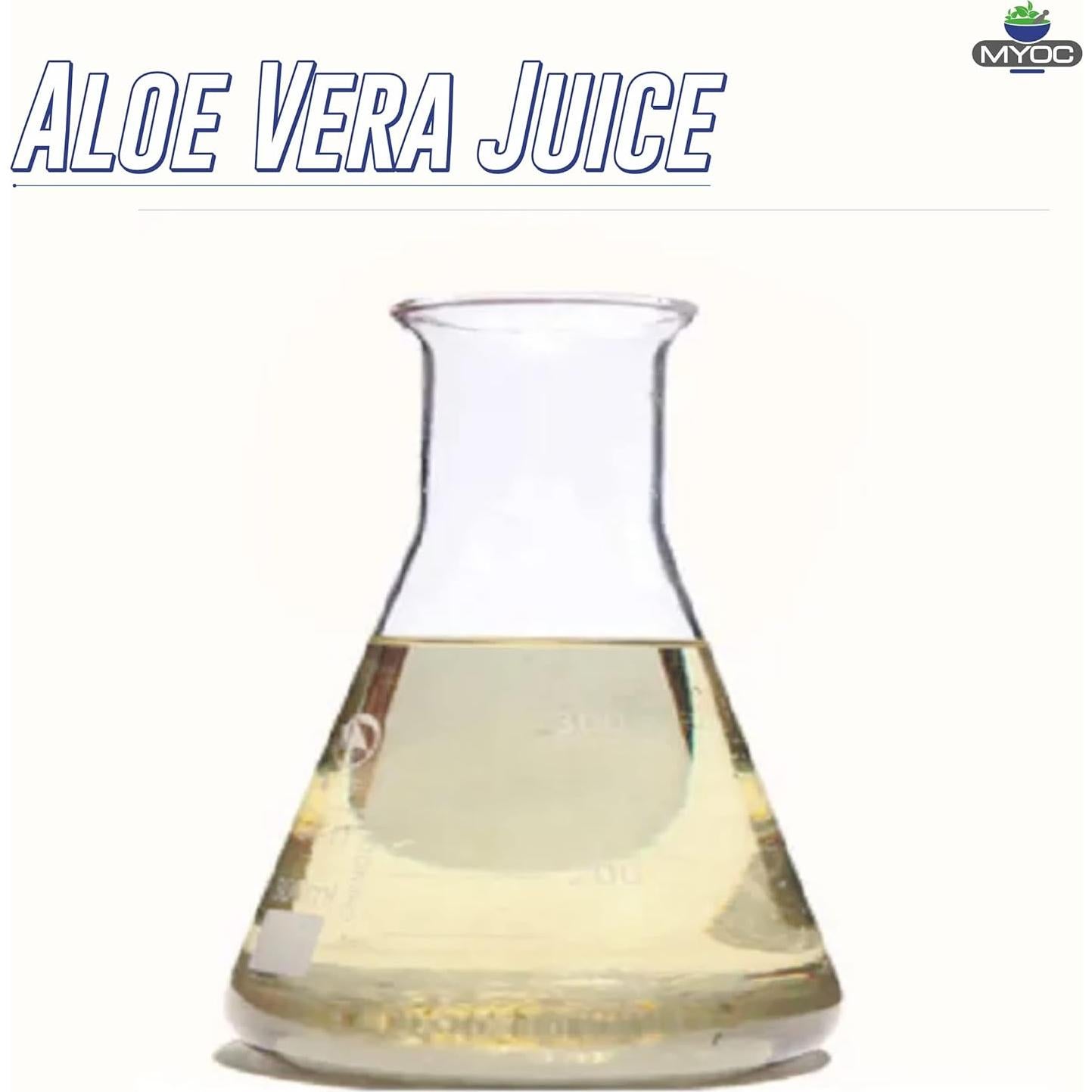 Jugo de Aloe Vera Puro MYOC 500 ml - Hidratante para Piel y Cabello