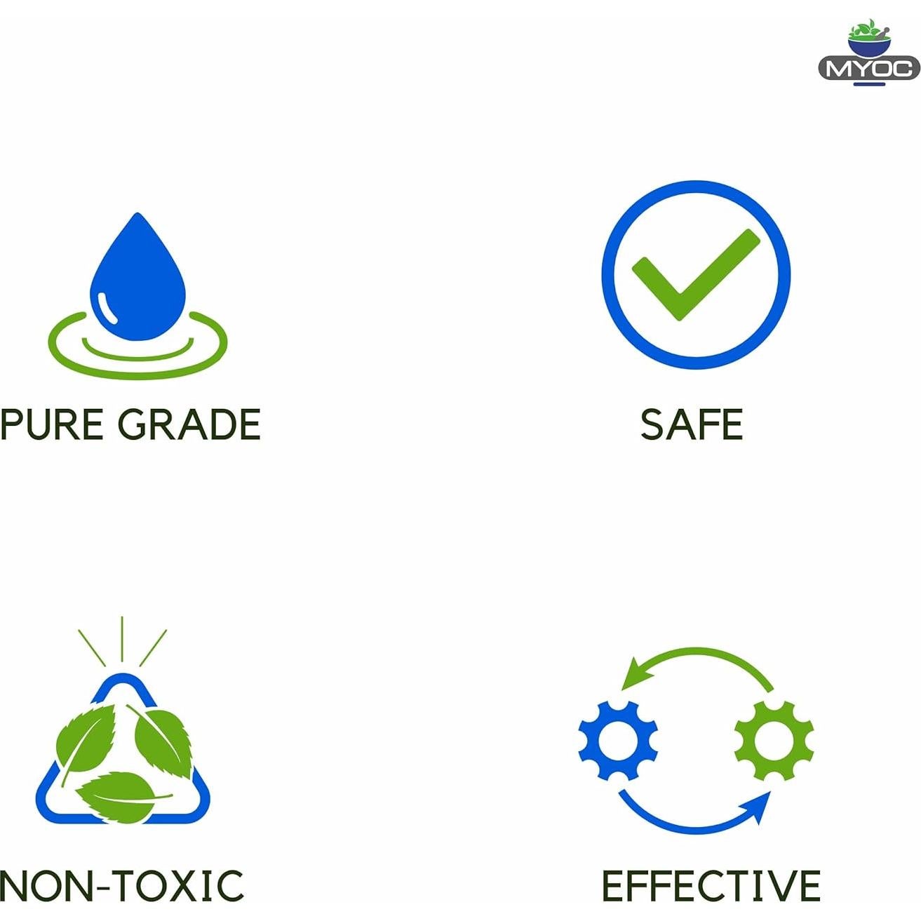 Jugo de Aloe Vera Puro MYOC 500 ml - Hidratante para Piel y Cabello