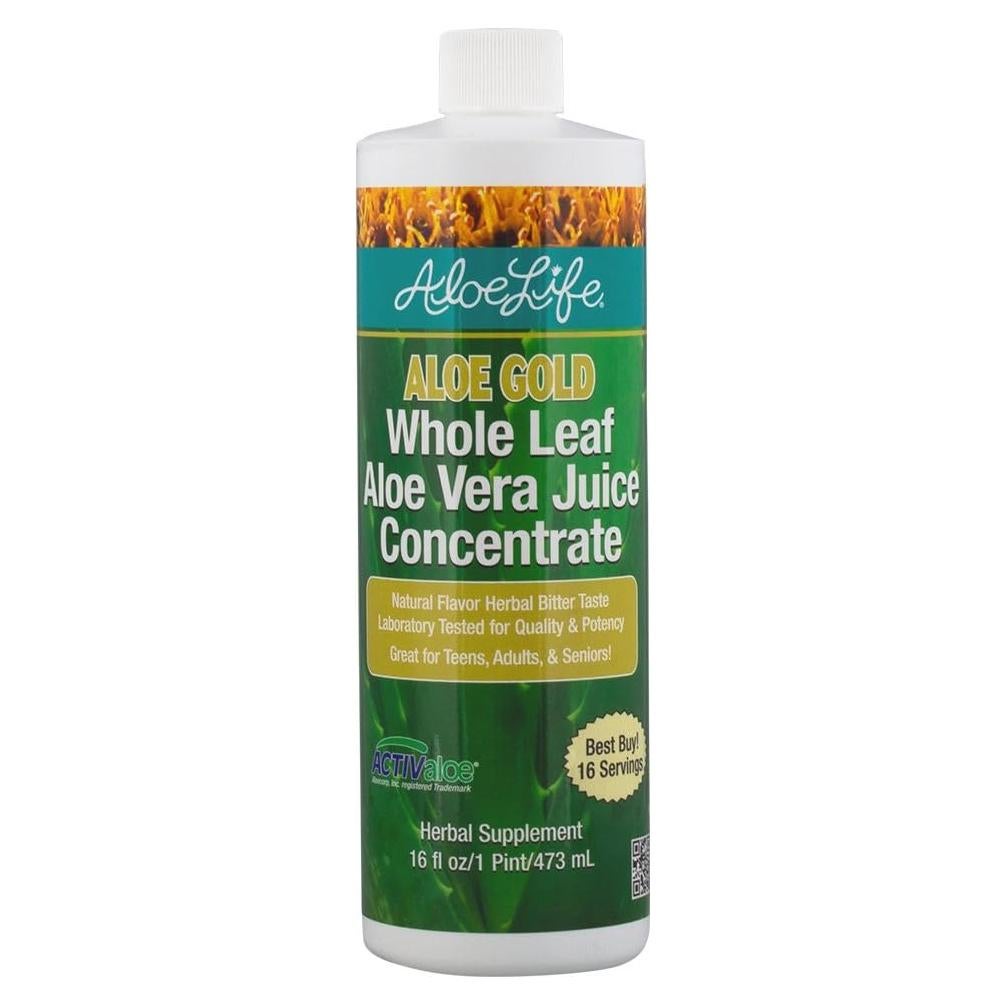 Jugo de Aloe Vera Orgánico Aloe Life 473 ml - Hoja Entera
