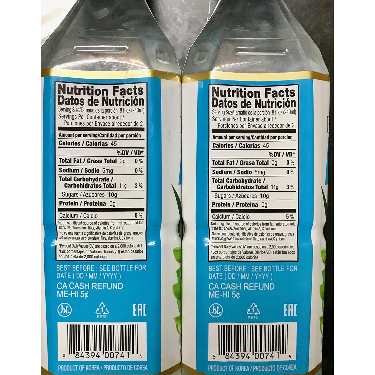 Bebida de Aloe Vera OKF Coco - Paquete de 10 Botellas 500ml