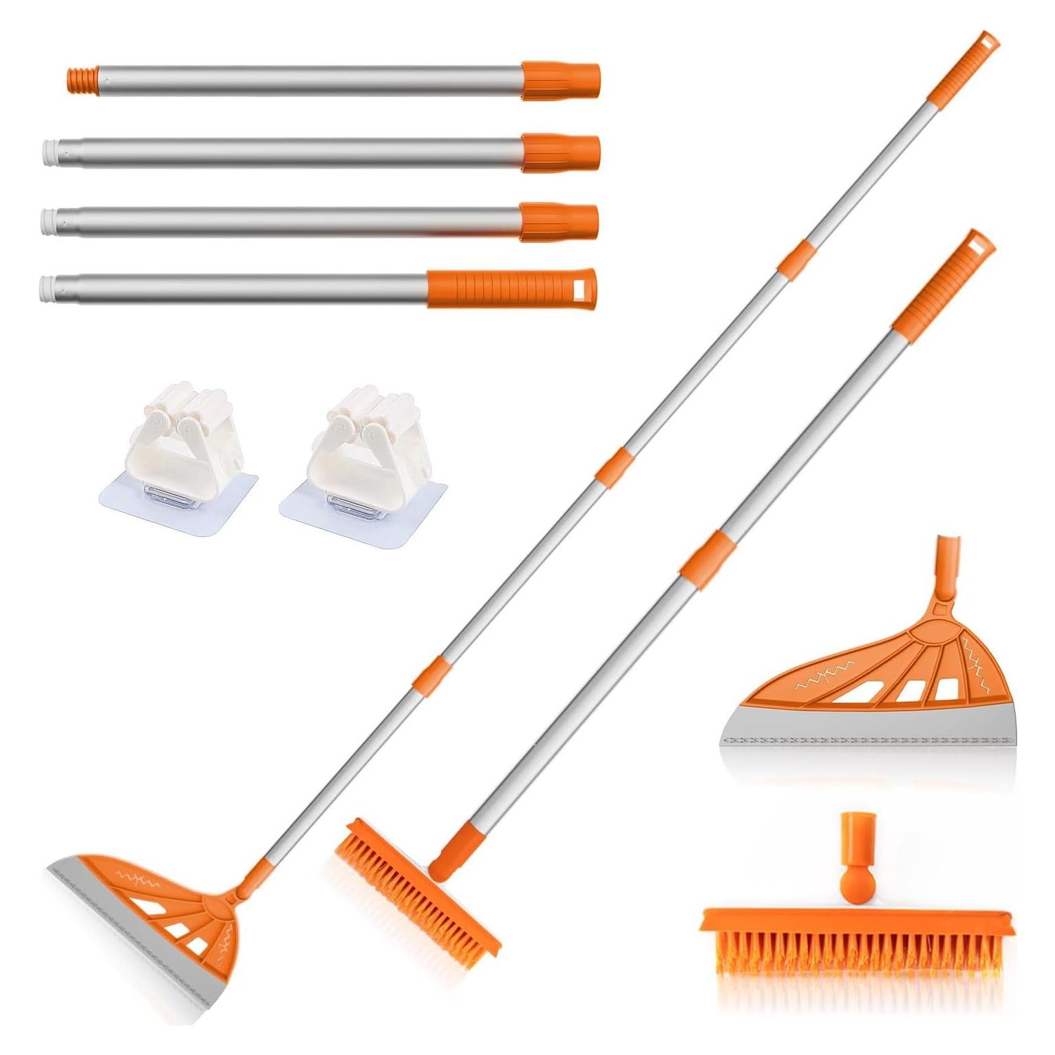 Escoba Mágica BURFERLY SHB Naranja Silicona Extensible