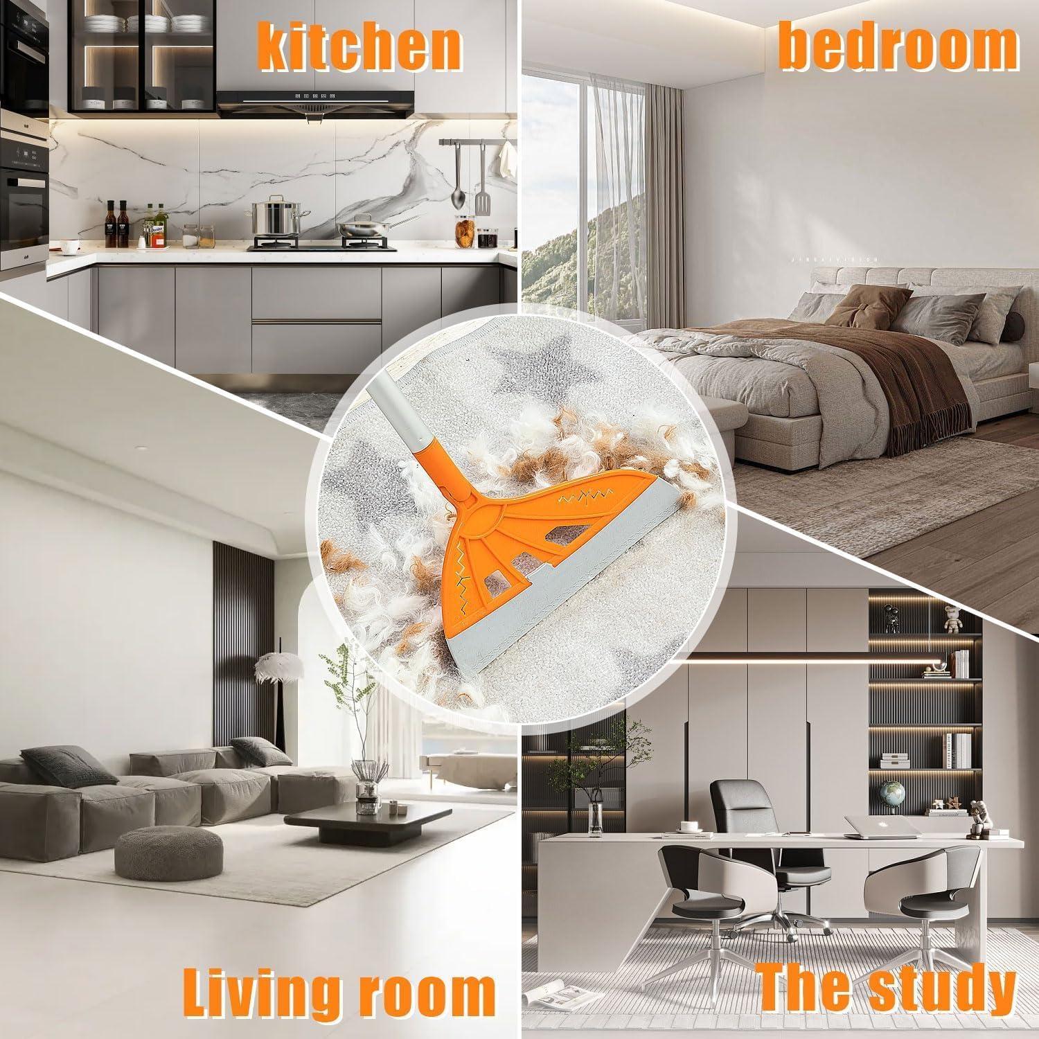 Escoba Mágica BURFERLY SHB Naranja Silicona Extensible