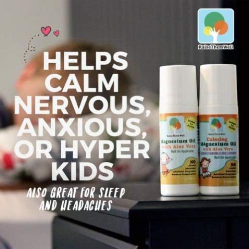 Aceite de Magnesio Roll-On Raise Them Well 89 ml con Aloe Vera