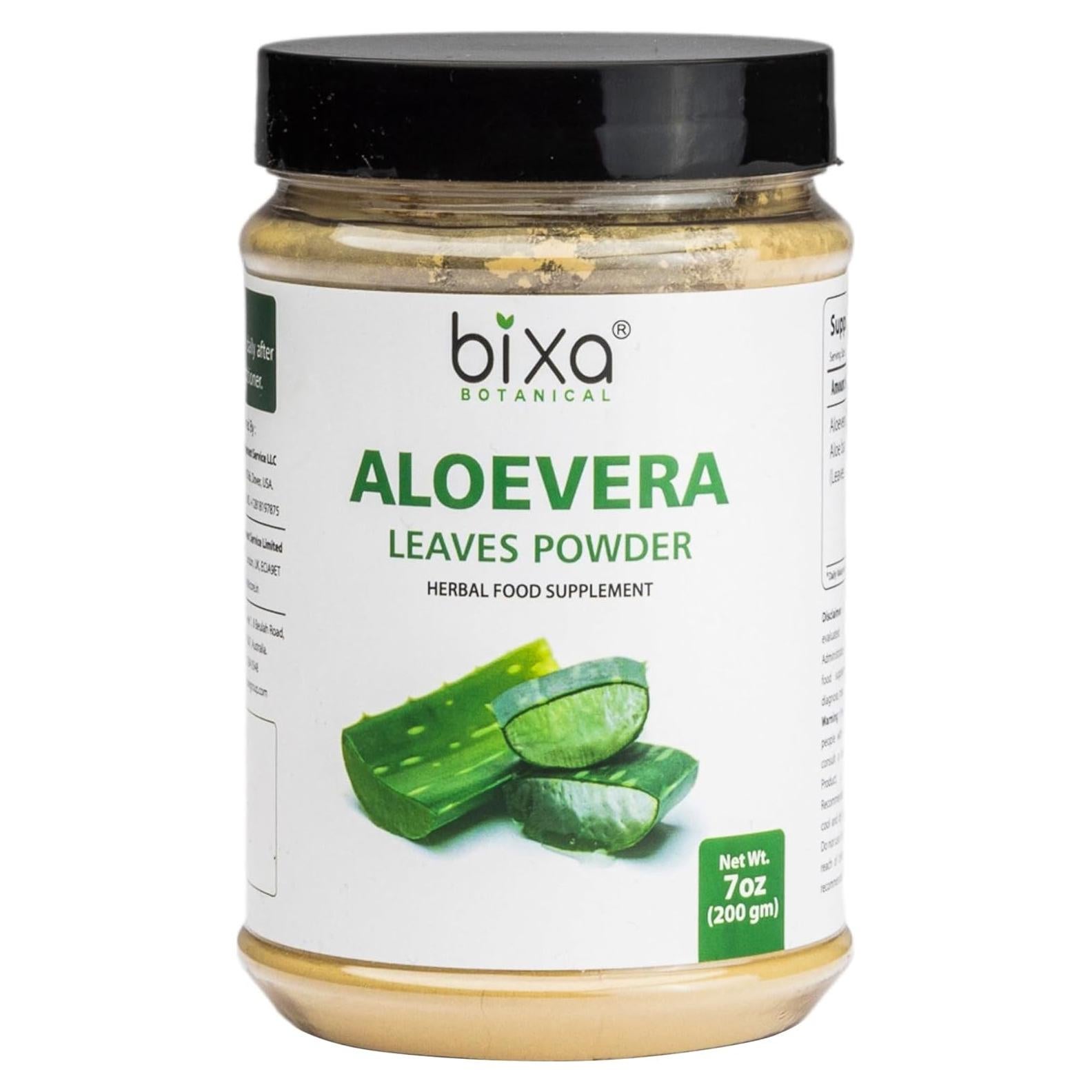 Polvo de Aloe Vera Bixa Botanical 200g - Suplemento Herbal